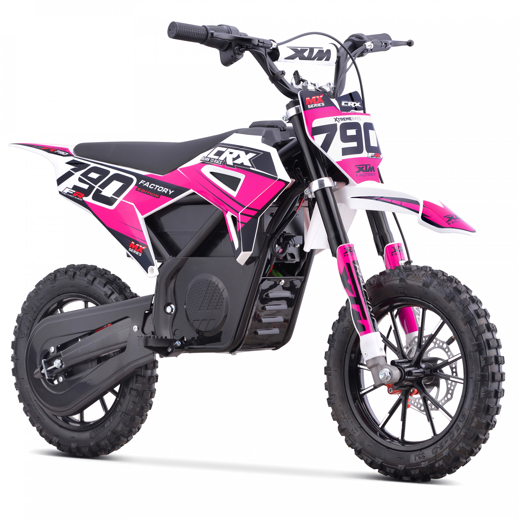 XTM CRX 36V 790W LITHIUM ELECTRIC DIRT BIKE PINK