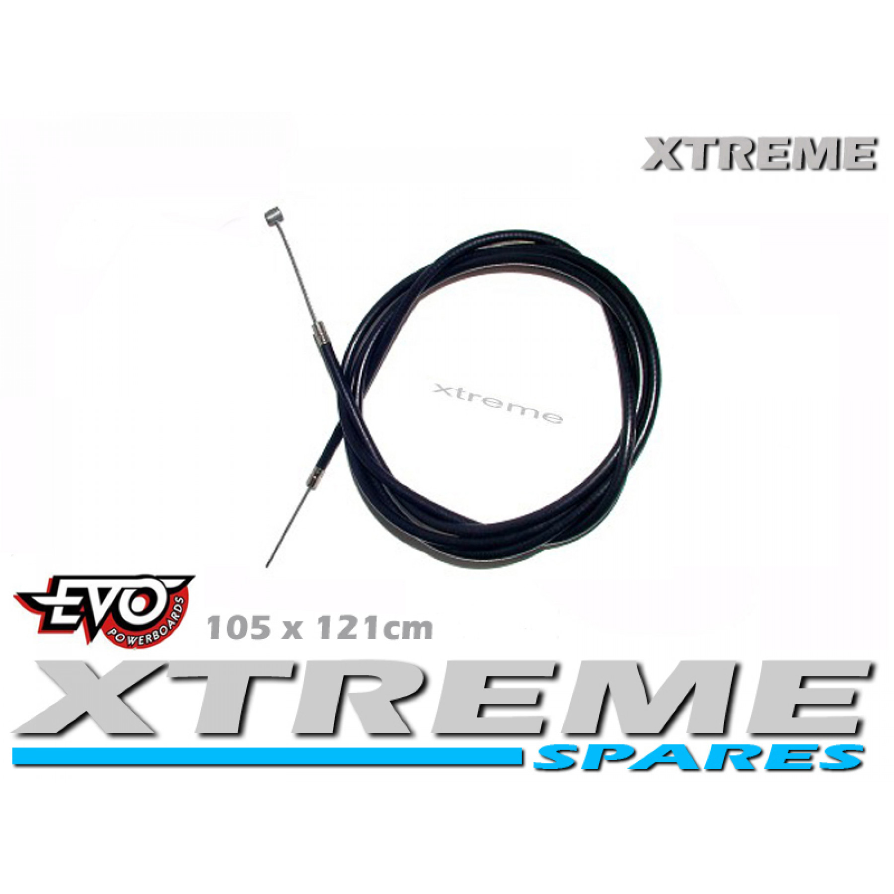 EVO PETROL SCOOTER 105x121 FRONT/ REAR BRAKE CABLE / GO PED / MOTORBOARD