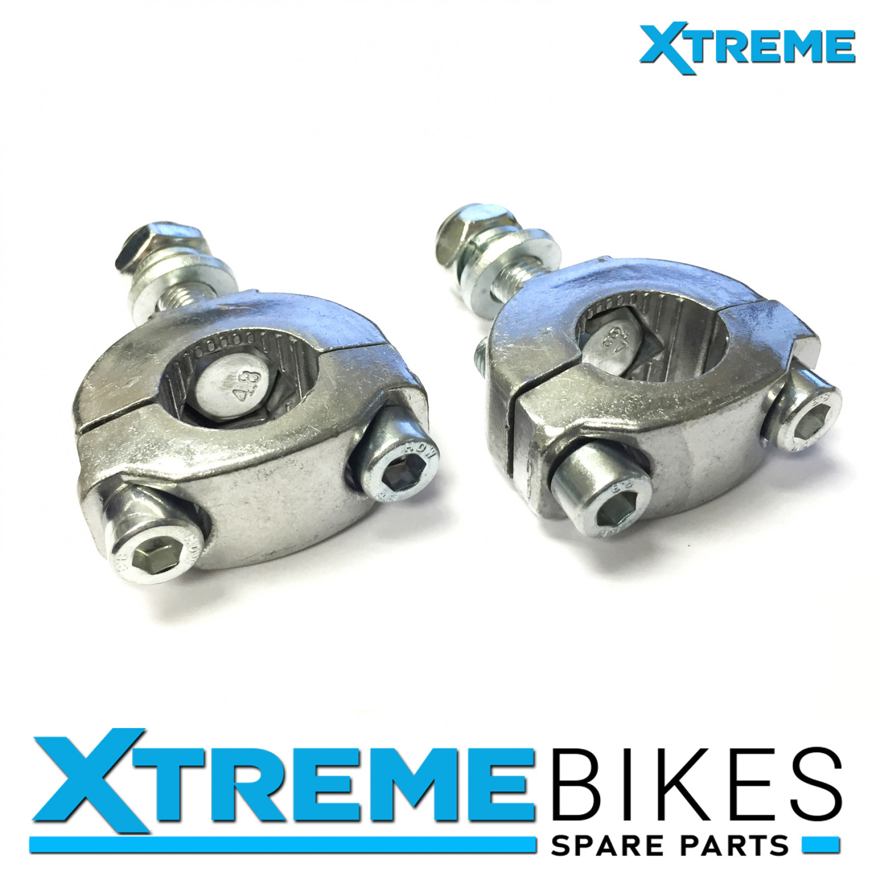 MINI DIRT BIKE HANDLEBAR BRACKET CLAMP AND FULL BOLTS SET 