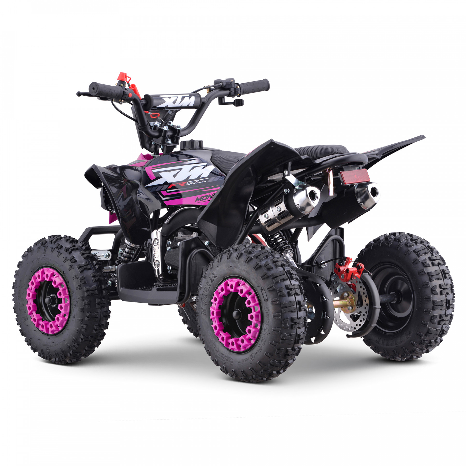 XTM MONSTER 50cc PETROL QUAD BIKE PINK