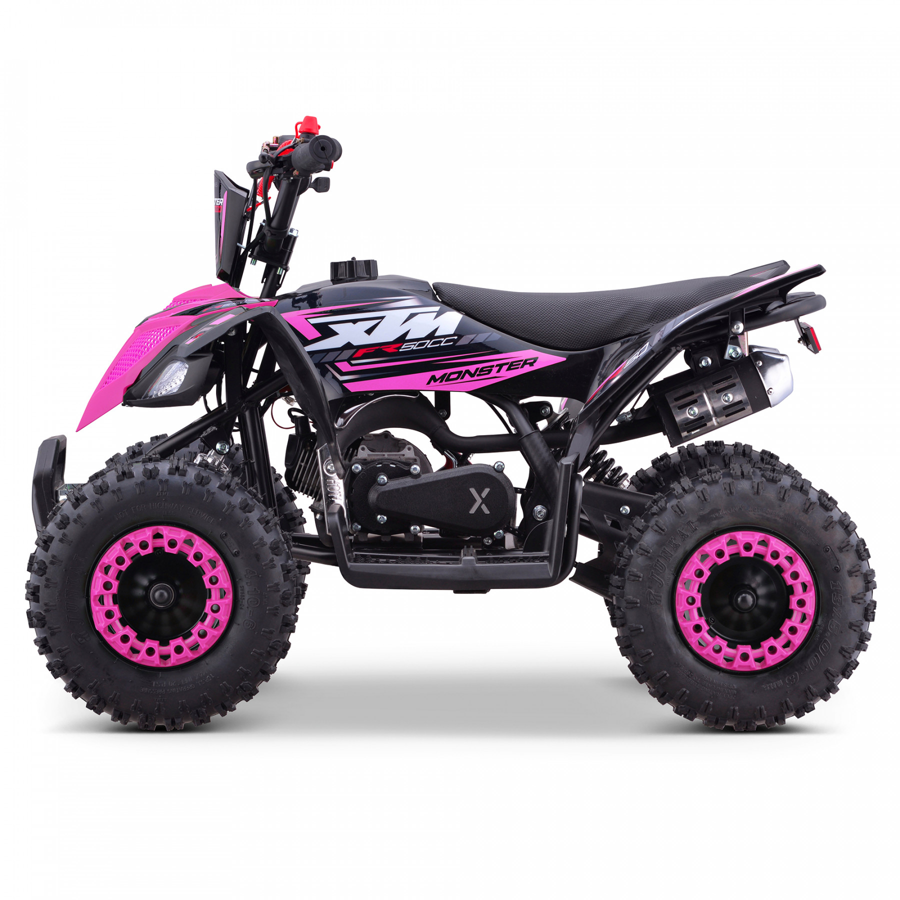 XTM MONSTER 50cc PETROL QUAD BIKE PINK