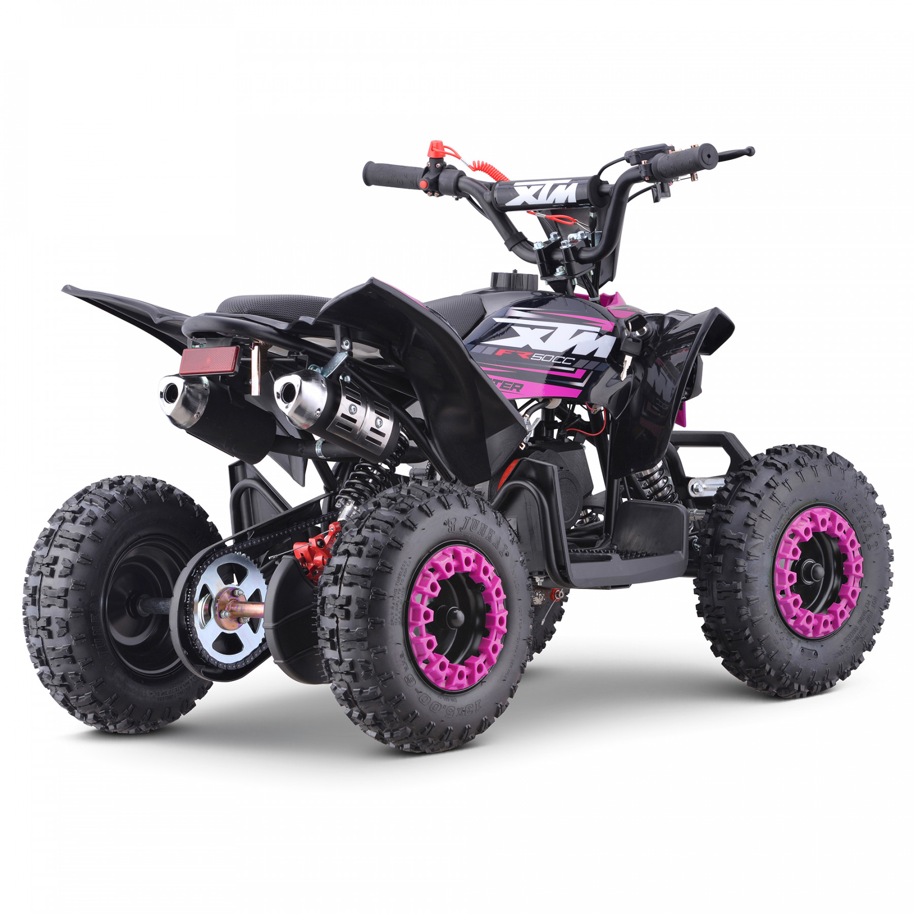 XTM MONSTER 50cc PETROL QUAD BIKE PINK