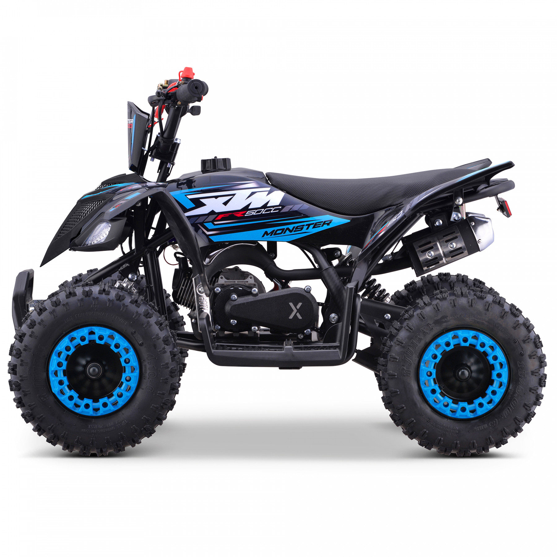 XTM MONSTER 50cc PETROL QUAD BIKE BLUE
