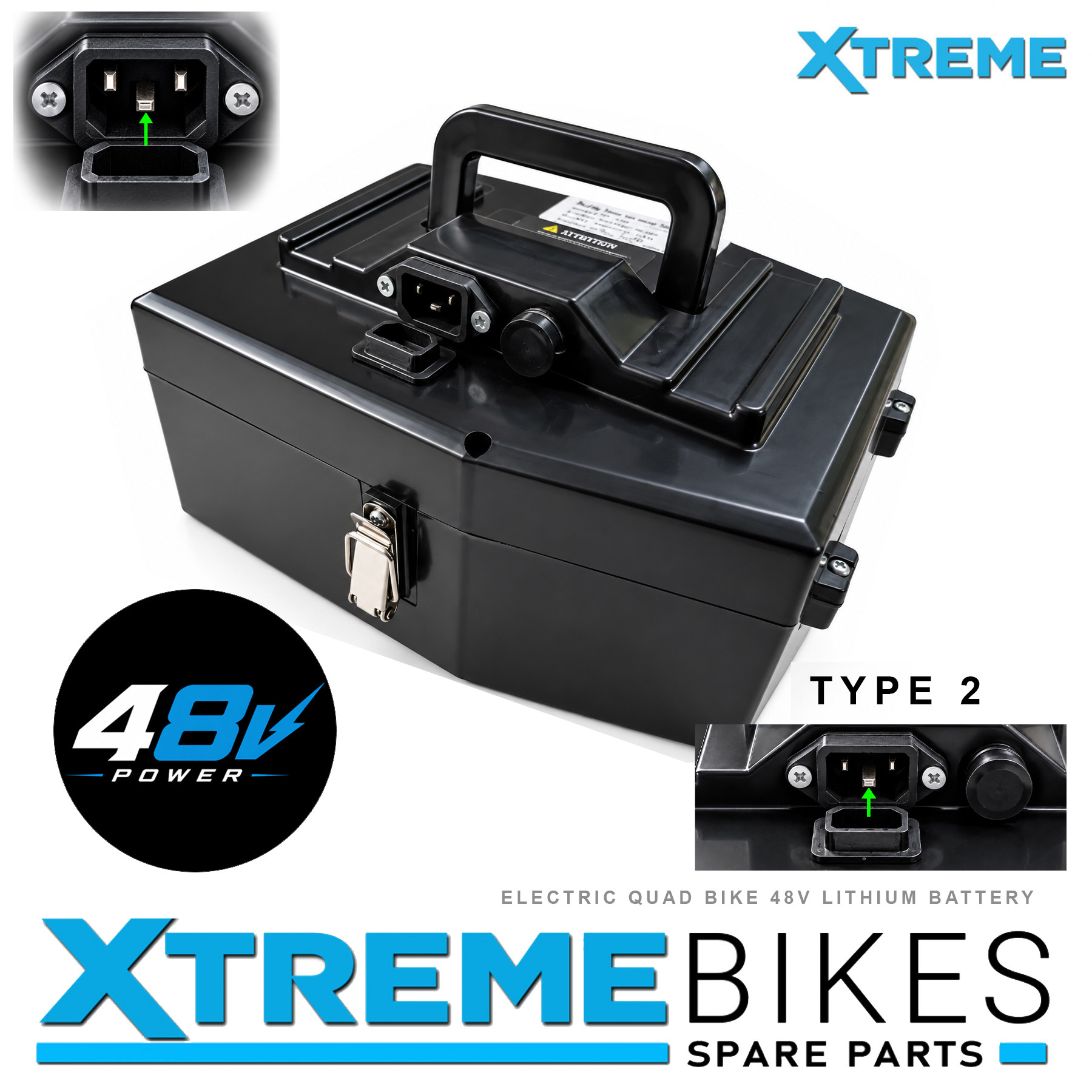 XTREME ELECTRIC XTM RACING 48V LITHIUM REPLACEMENT BATTERY SET - TYPE 2