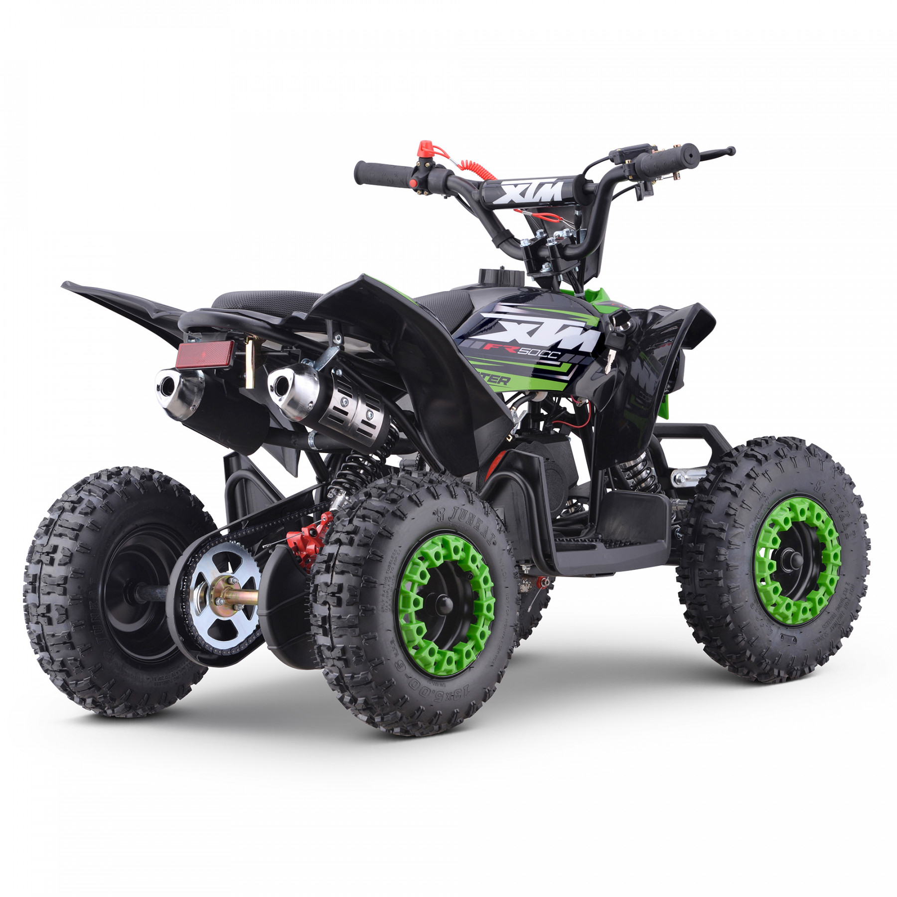 XTM MONSTER 50cc PETROL QUAD BIKE GREEN