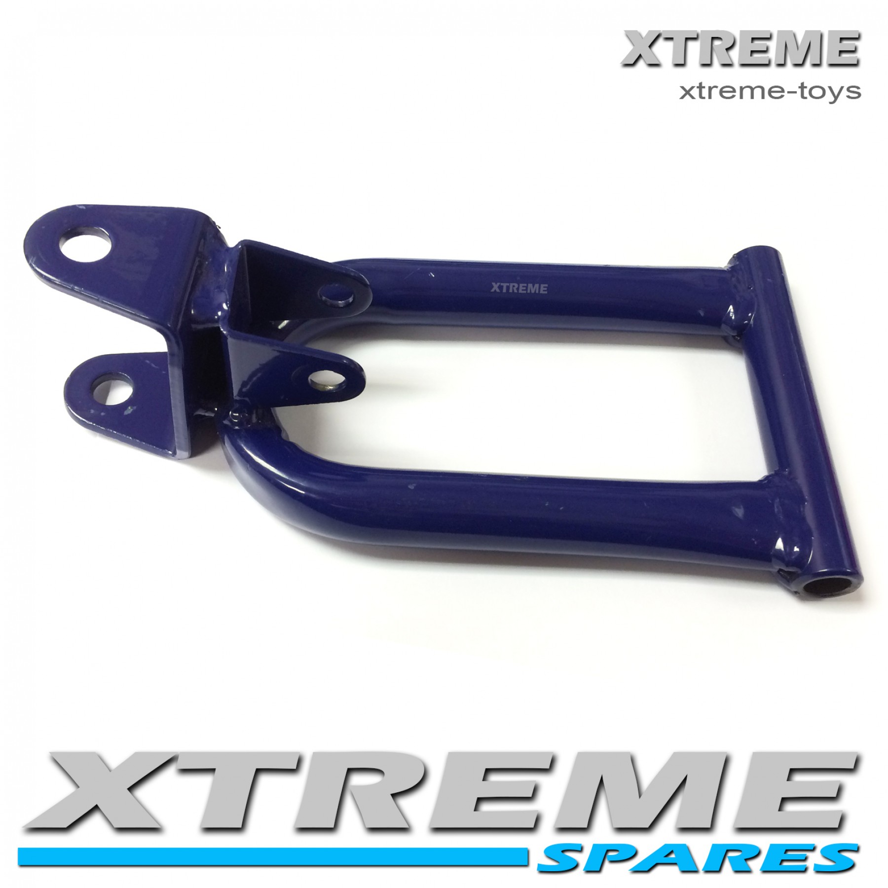 MINI XTM MONSTER QUAD BIKE LEFT SIDE WISHBONE IN BLUE