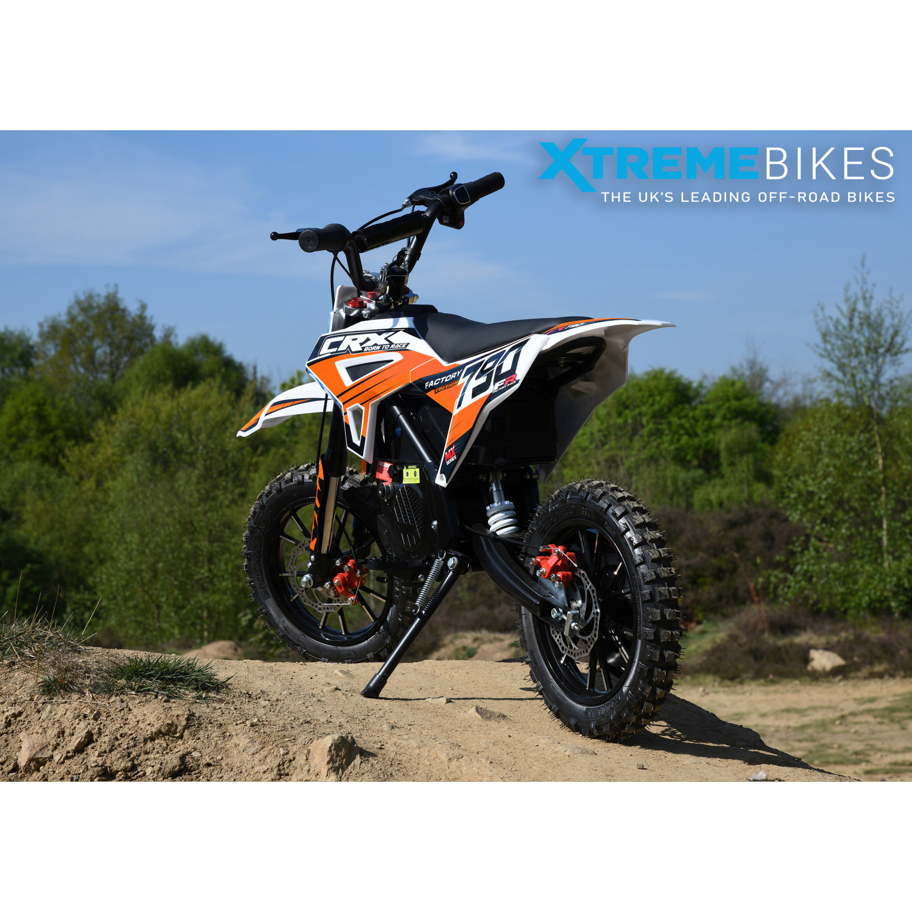 XTM CRX 36V 790W LITHIUM ELECTRIC DIRT BIKE ORANGE