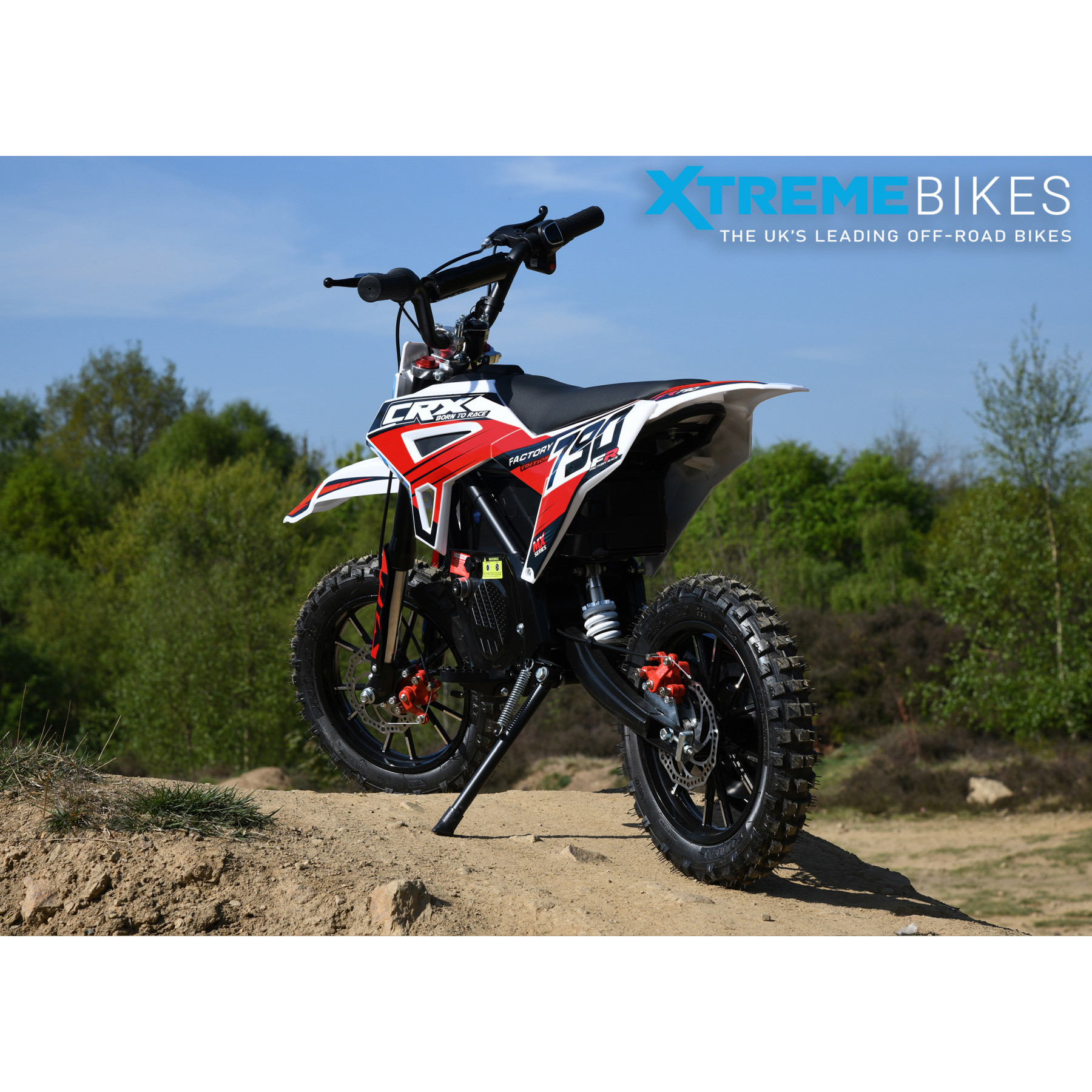 XTM CRX 36V 790W LITHIUM ELECTRIC DIRT BIKE RED