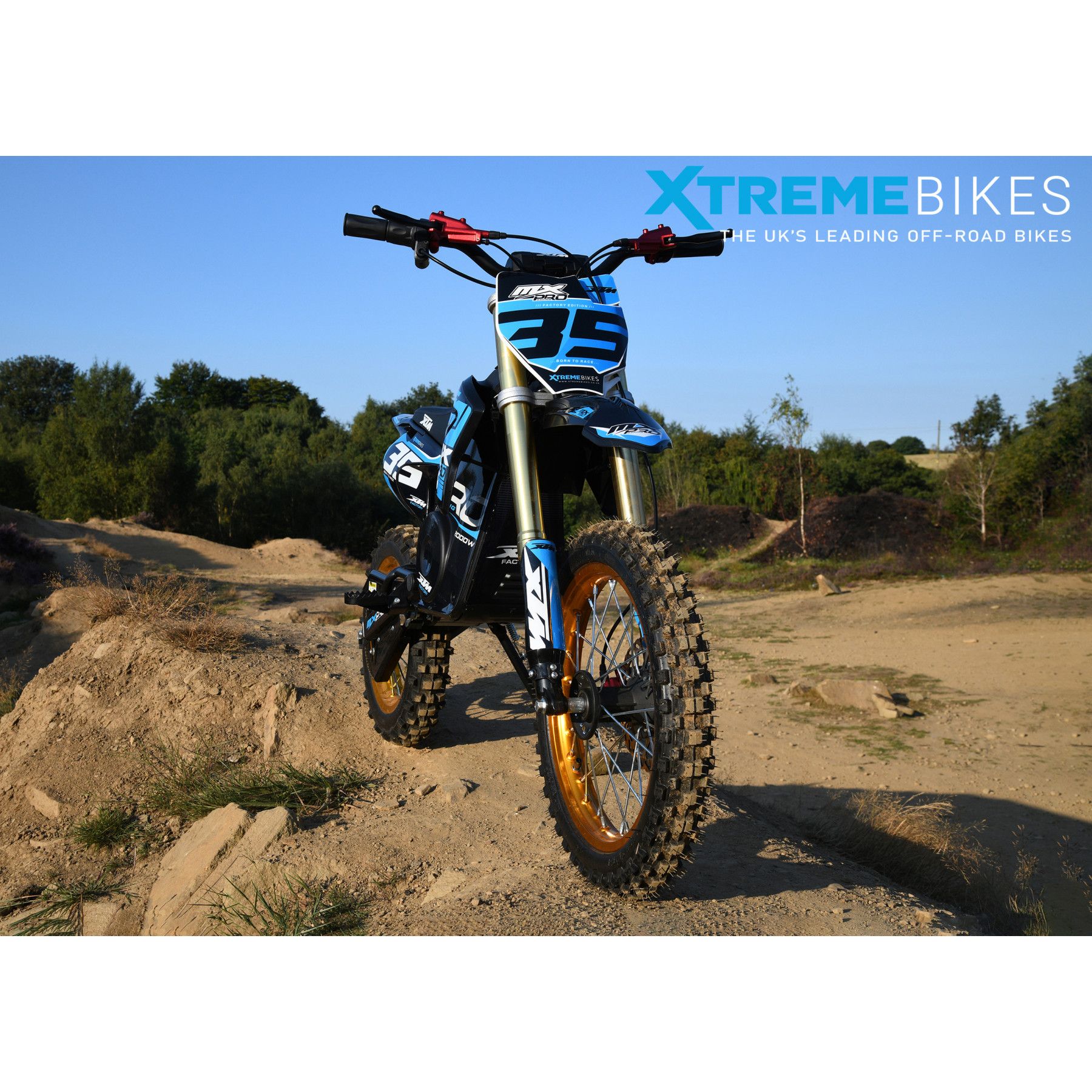 2026 XTM MXPRO 48V 2000W LITHIUM ELECTRIC DIRT BIKE BIG 14/12