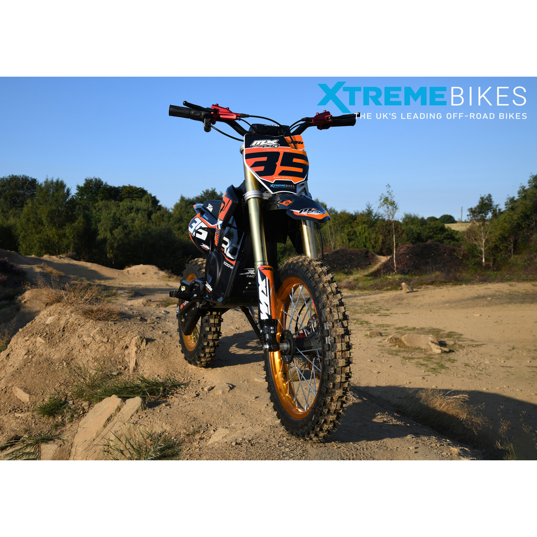 2026 XTM MXPRO 48V 2000W LITHIUM ELECTRIC DIRT BIKE BIG 14/12