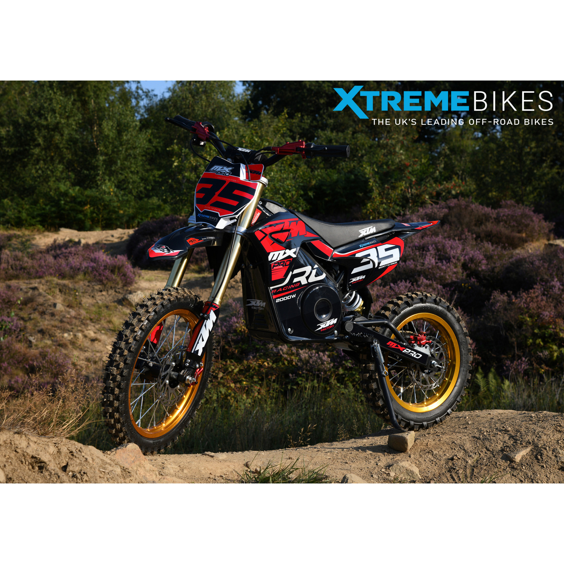 2026 XTM MXPRO 60V 2000W LITHIUM ELECTRIC DIRT BIKE BIG 14/12