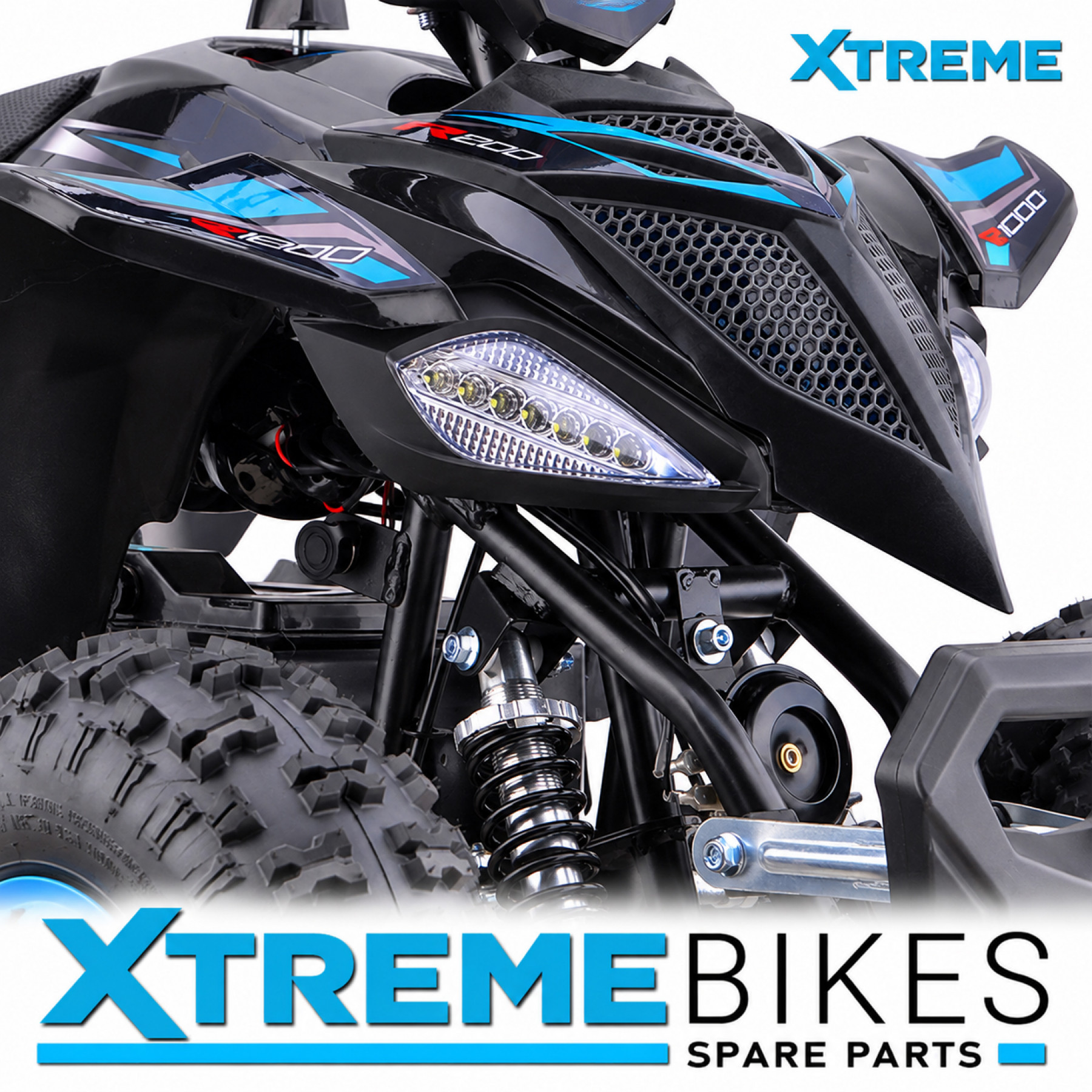 MINI ELECTRIC MONSTER QUAD 36v 800W - 1000w OS HEADLIGHT