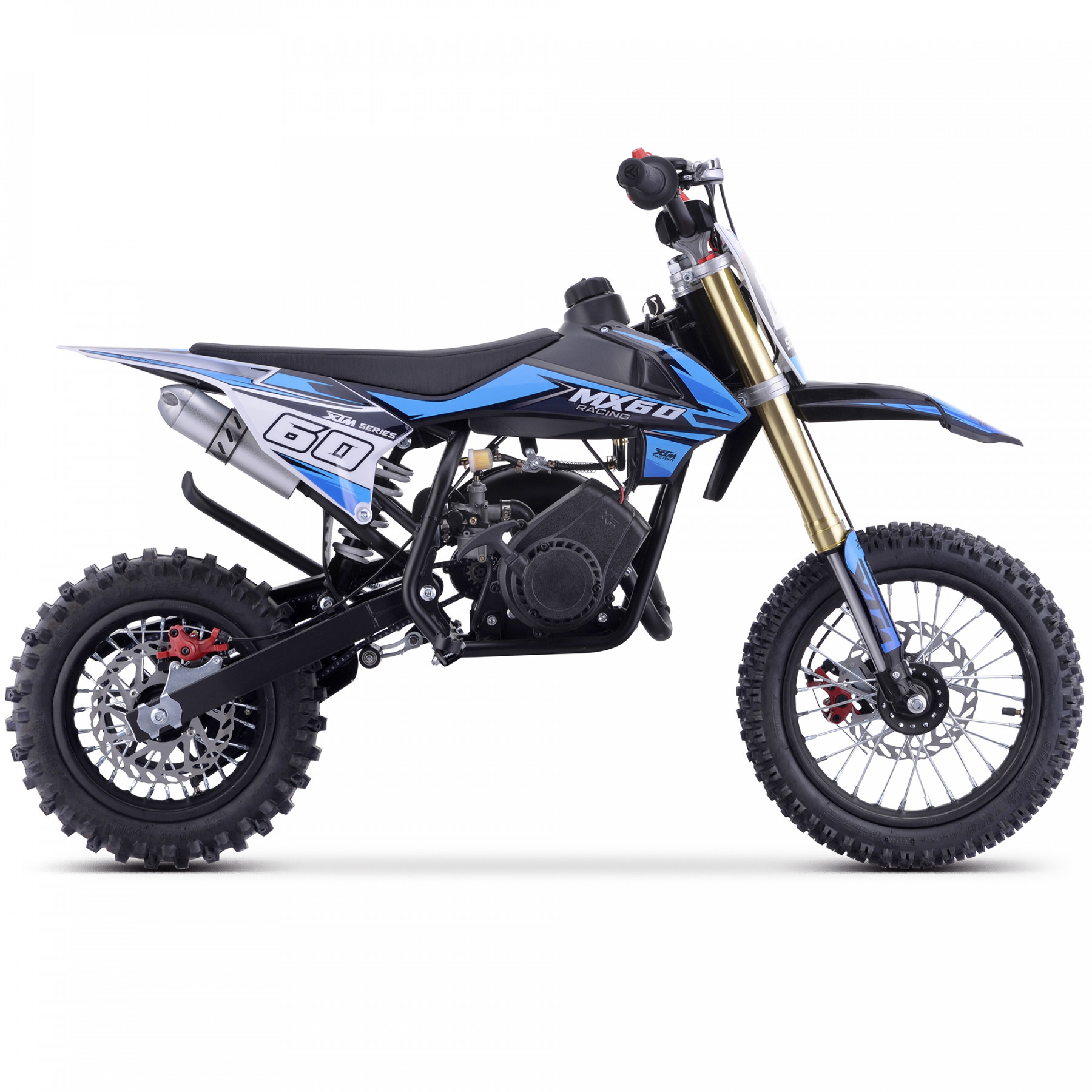 XTM MX60 RACING 60CC DIRT BIKE BLUE