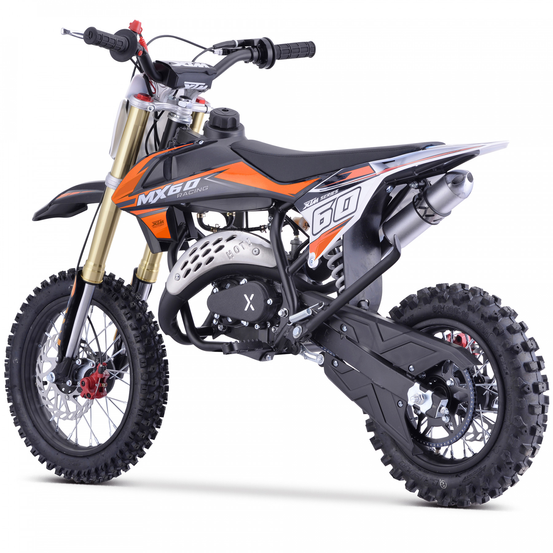 XTM MX60 RACING 60CC DIRT BIKE ORANGE