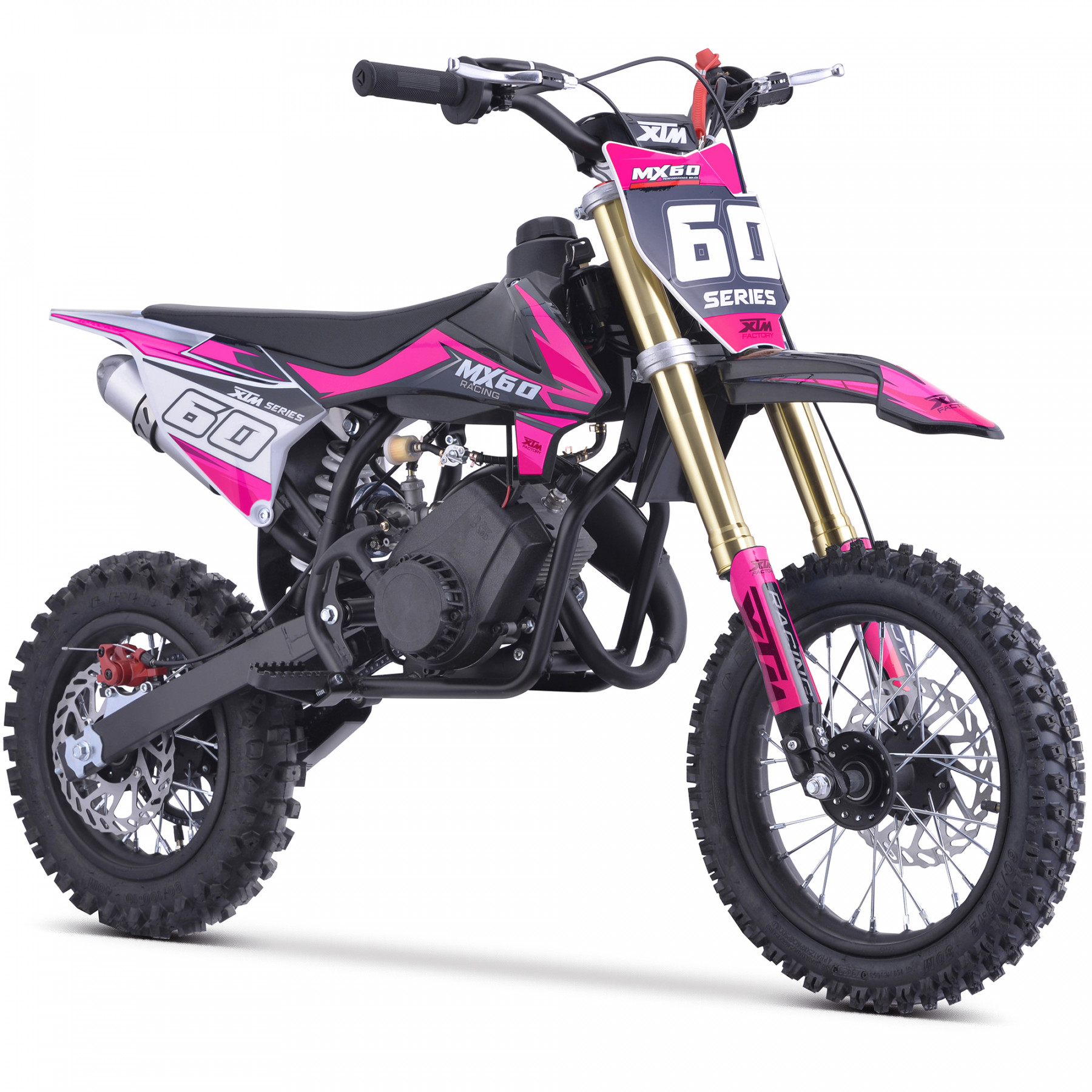 XTM MX60 RACING 60CC DIRT BIKE PINK