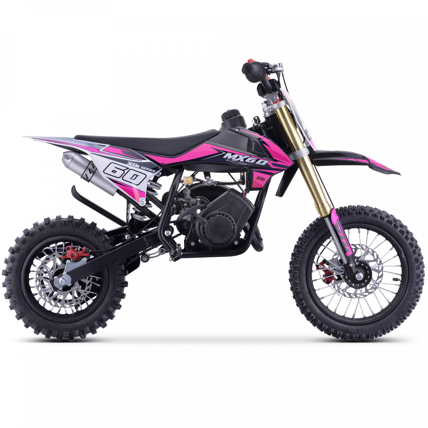 XTM MX60 RACING 60CC DIRT BIKE PINK