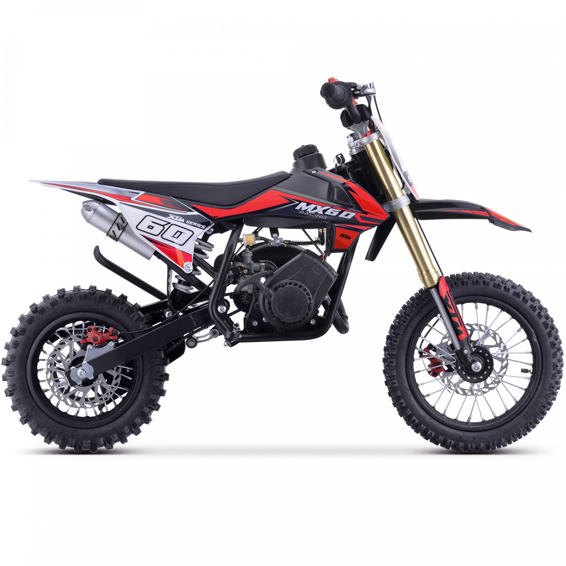 XTM MX60 RACING 60CC DIRT BIKE RED