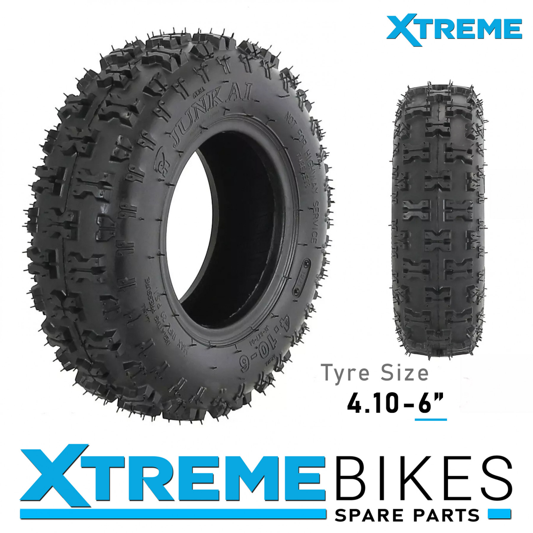 MINI QUAD BIKE TYRE / MONSTER ATV / GO KART TYRE 4.10 - 6