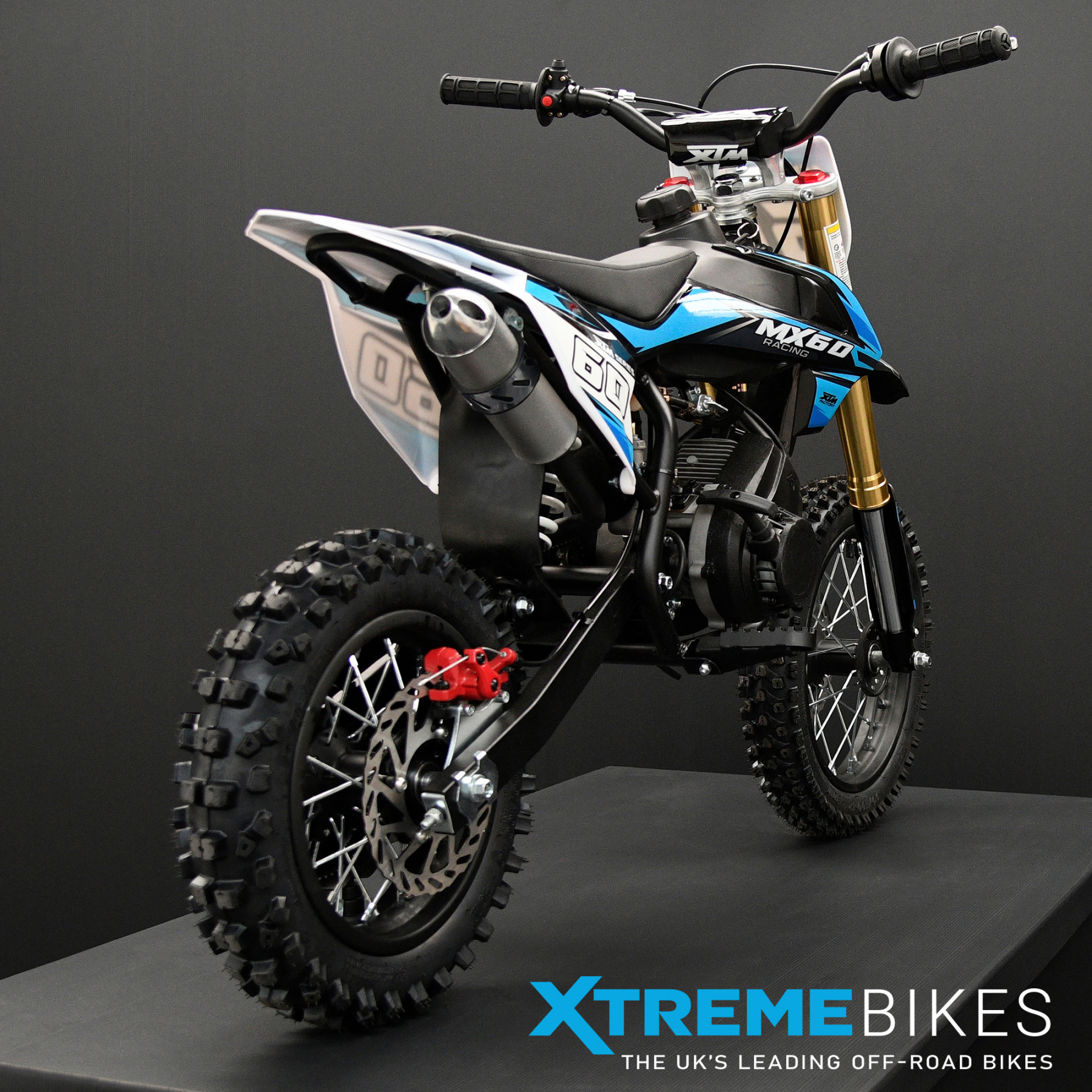 XTM MX60 RACING 60CC DIRT BIKE BLUE