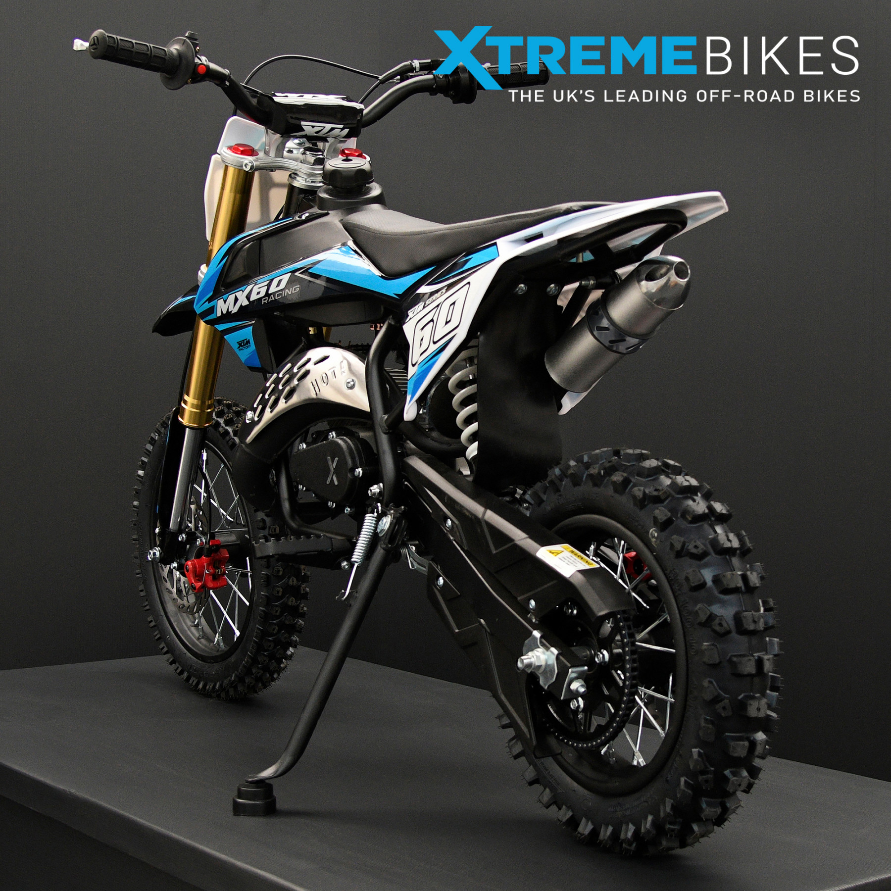 XTM MX60 RACING 60CC DIRT BIKE BLUE