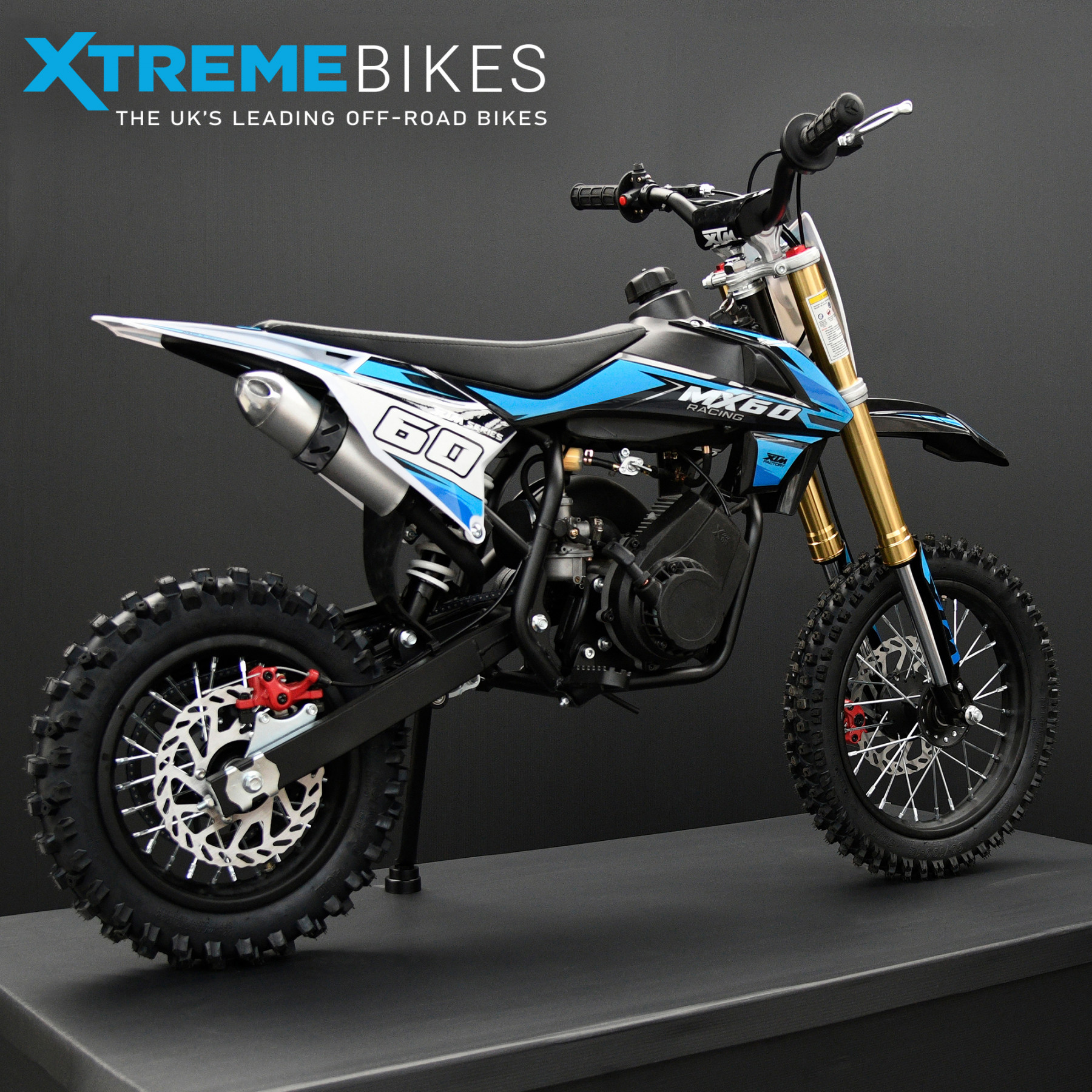 XTM MX60 RACING 60CC DIRT BIKE BLUE