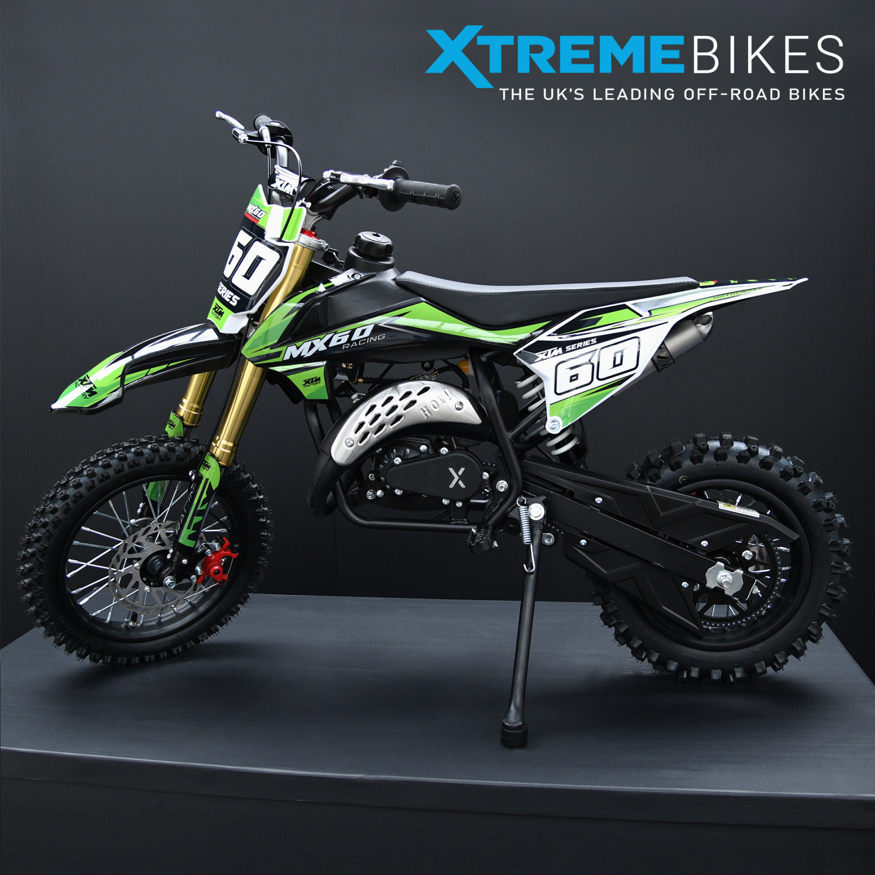 XTM MX60 RACING 60CC DIRT BIKE GREEN
