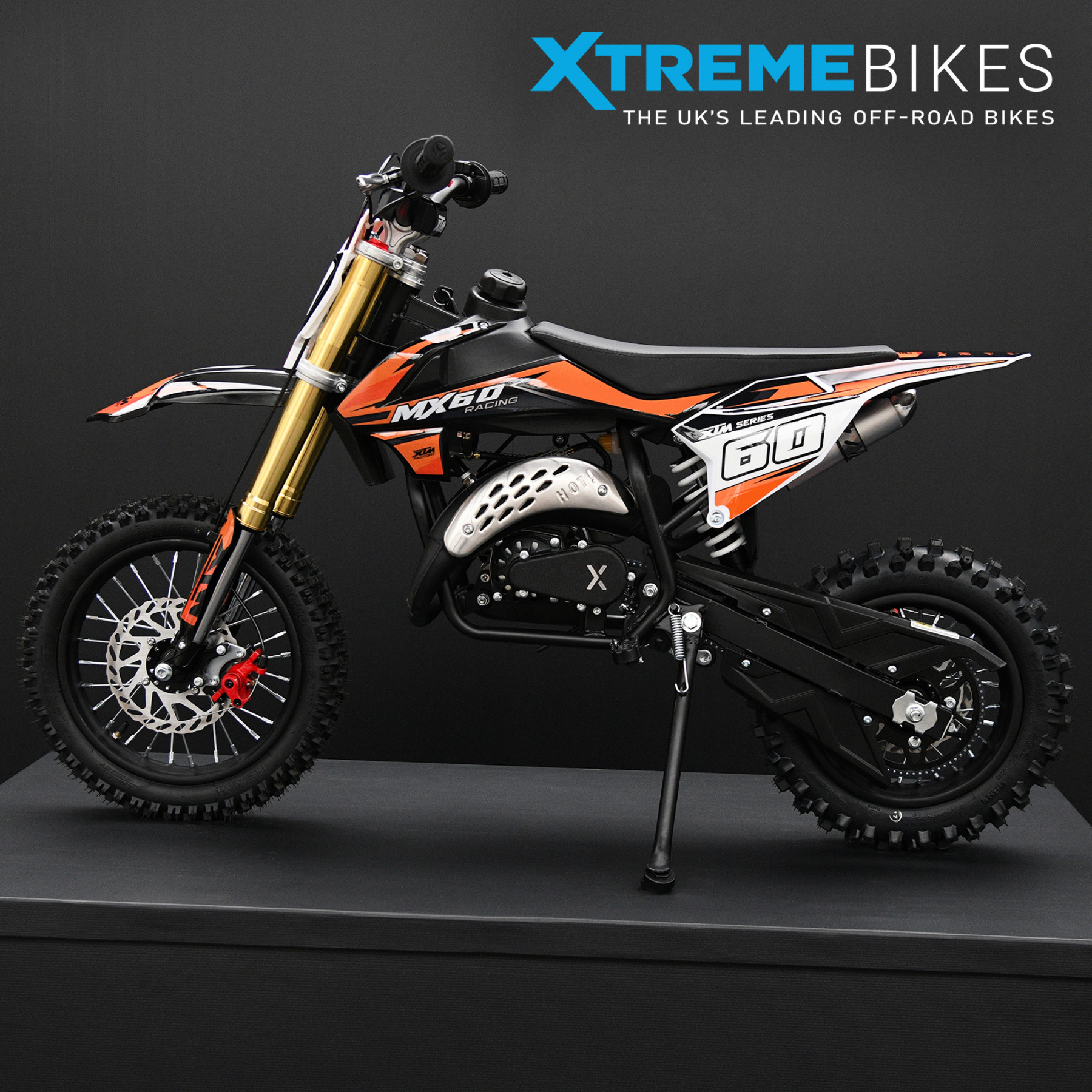 XTM MX60 RACING 60CC DIRT BIKE ORANGE