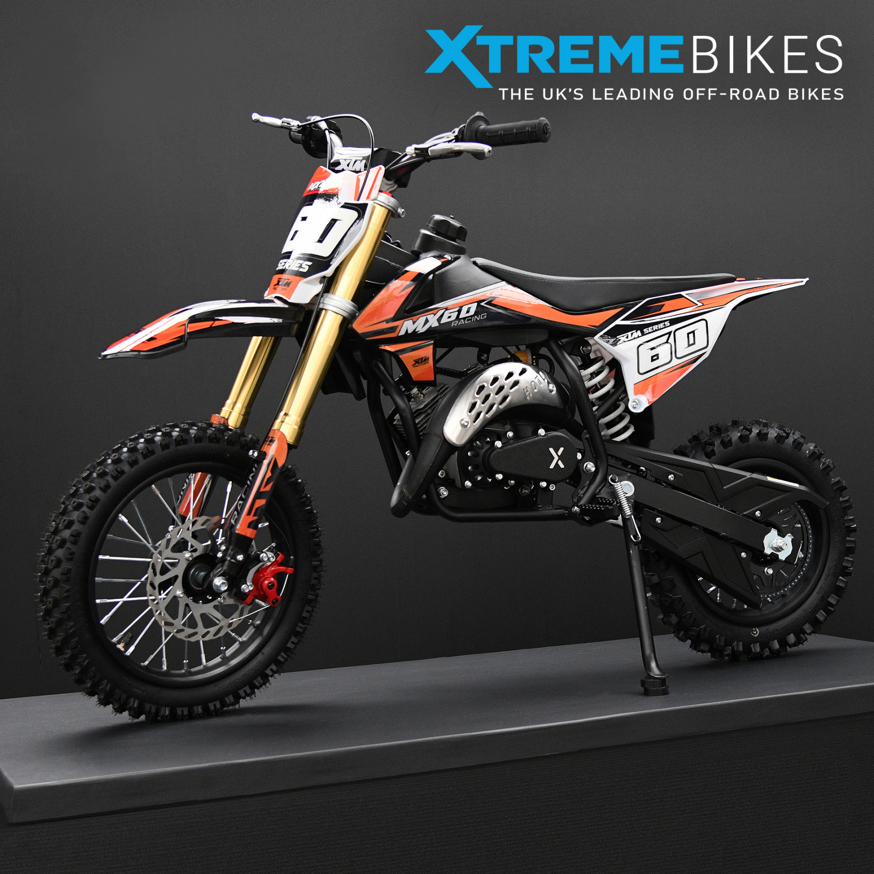 XTM MX60 RACING 60CC DIRT BIKE ORANGE
