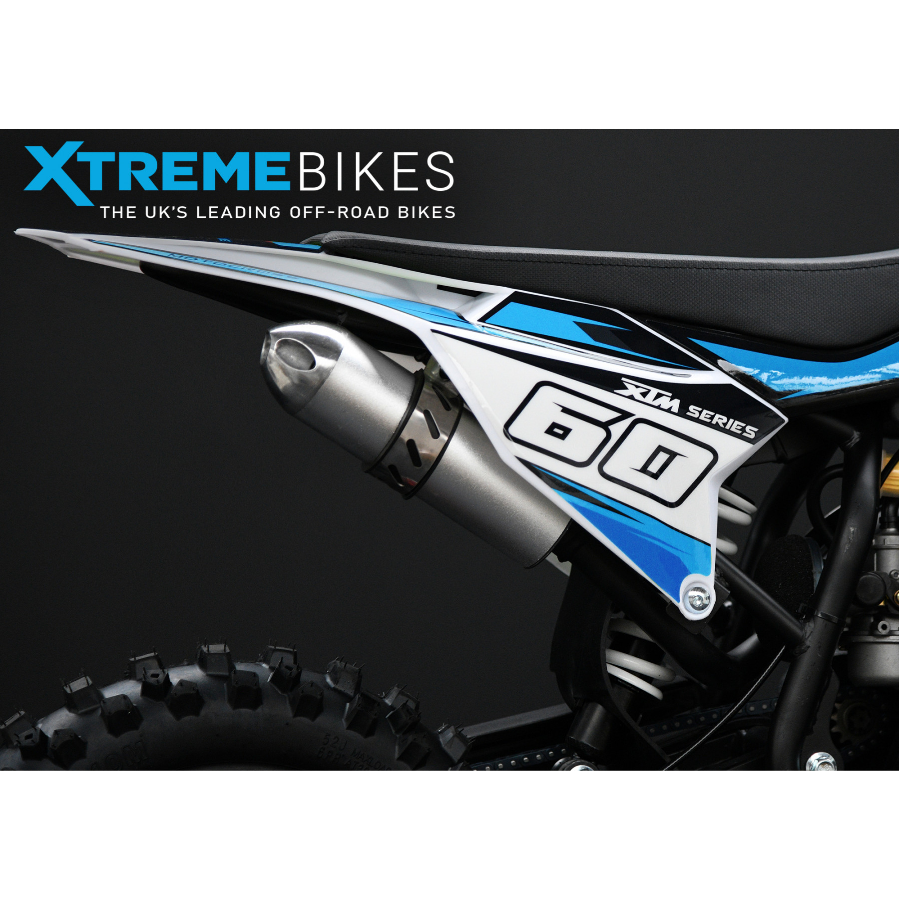 XTM MX60 RACING 60CC DIRT BIKE BLUE