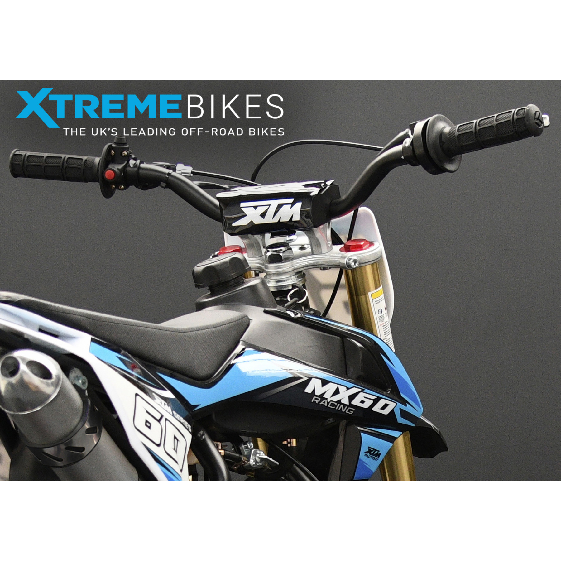 XTM MX60 RACING 60CC DIRT BIKE BLUE