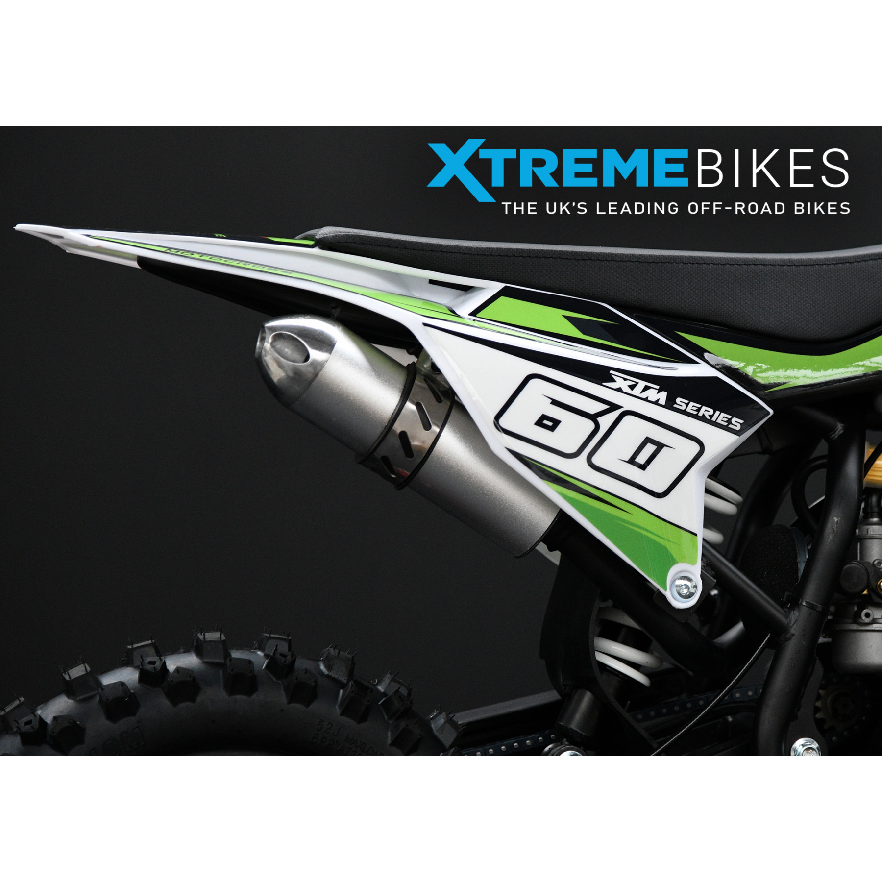 XTM MX60 RACING 60CC DIRT BIKE GREEN