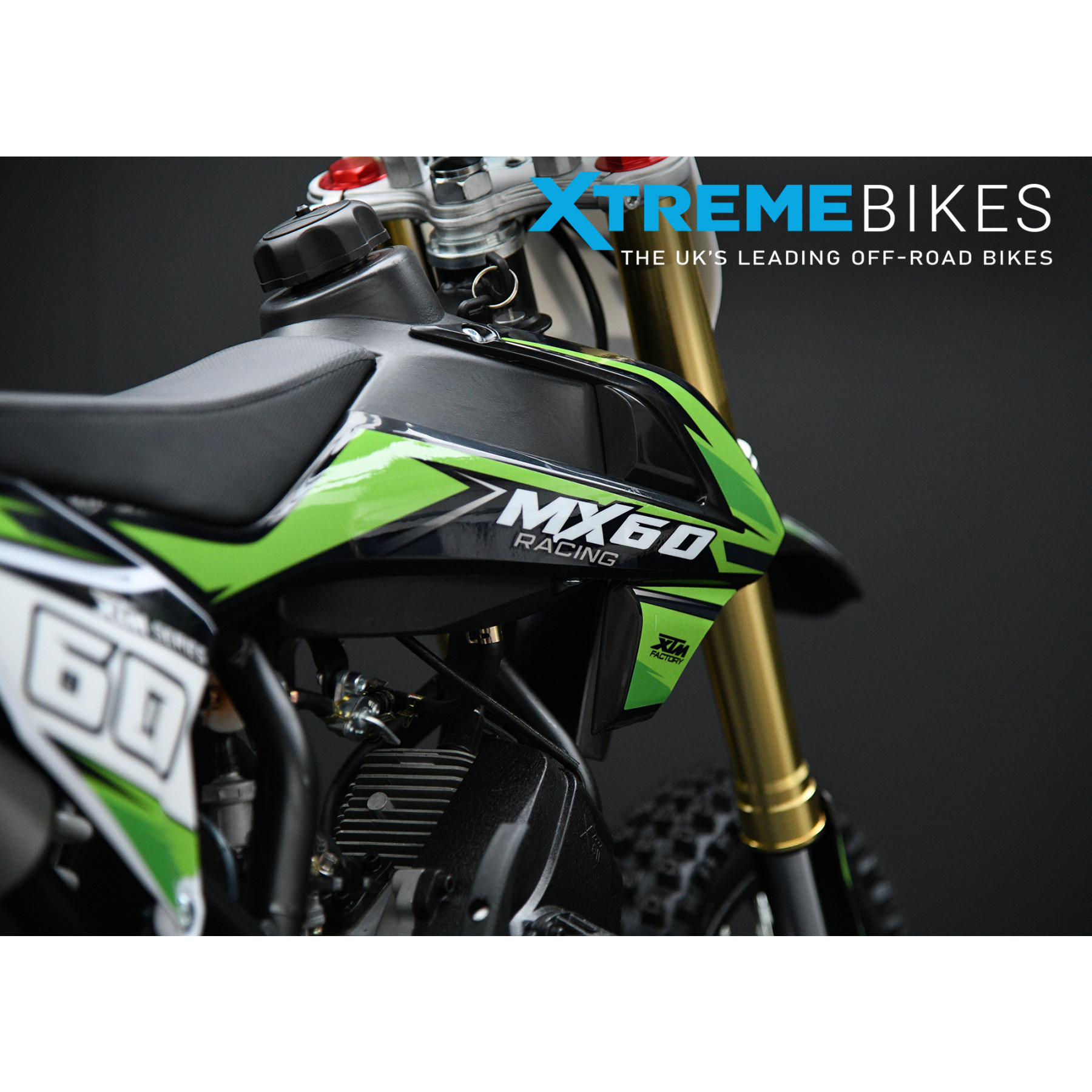 XTM MX60 RACING 60CC DIRT BIKE GREEN