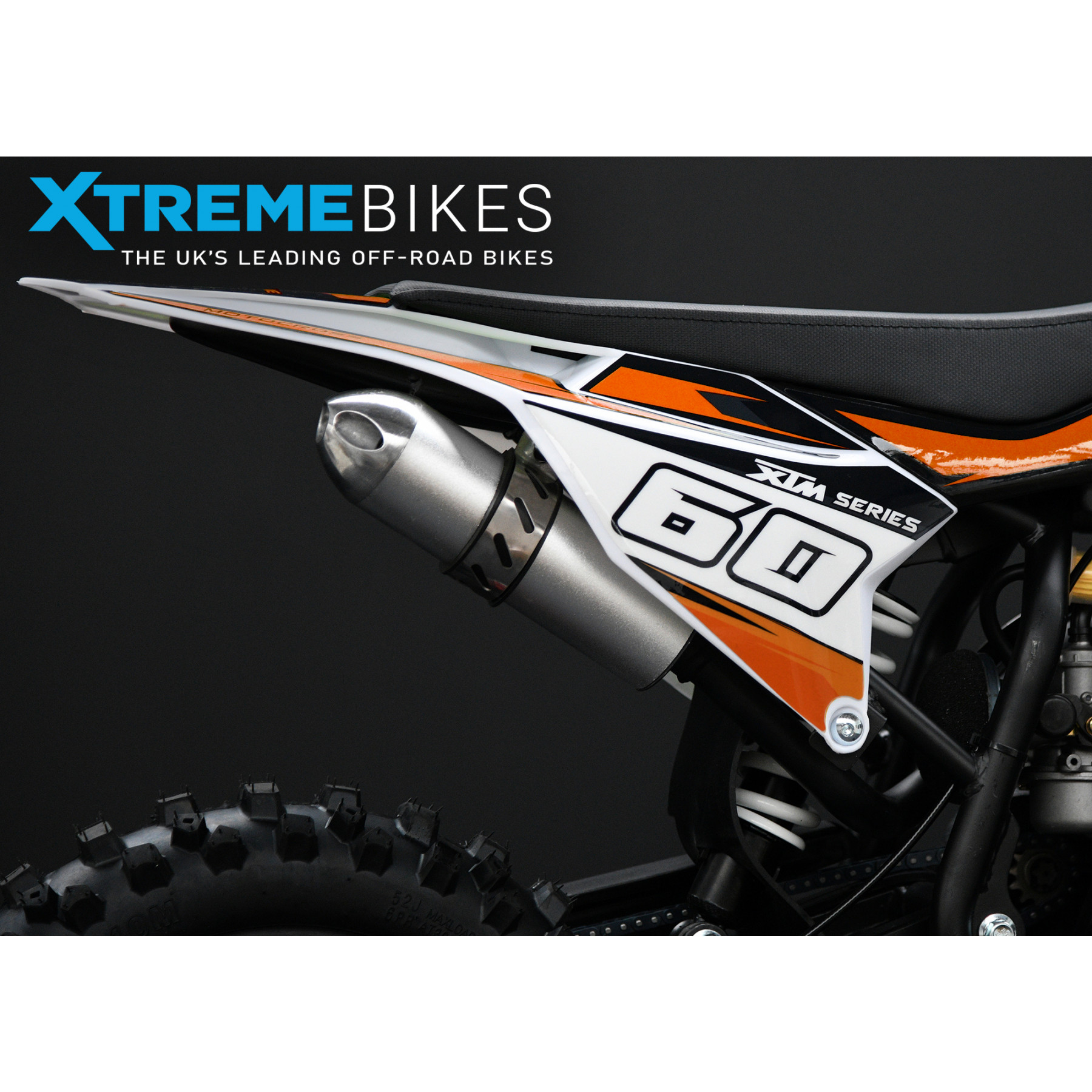 XTM MX60 RACING 60CC DIRT BIKE ORANGE