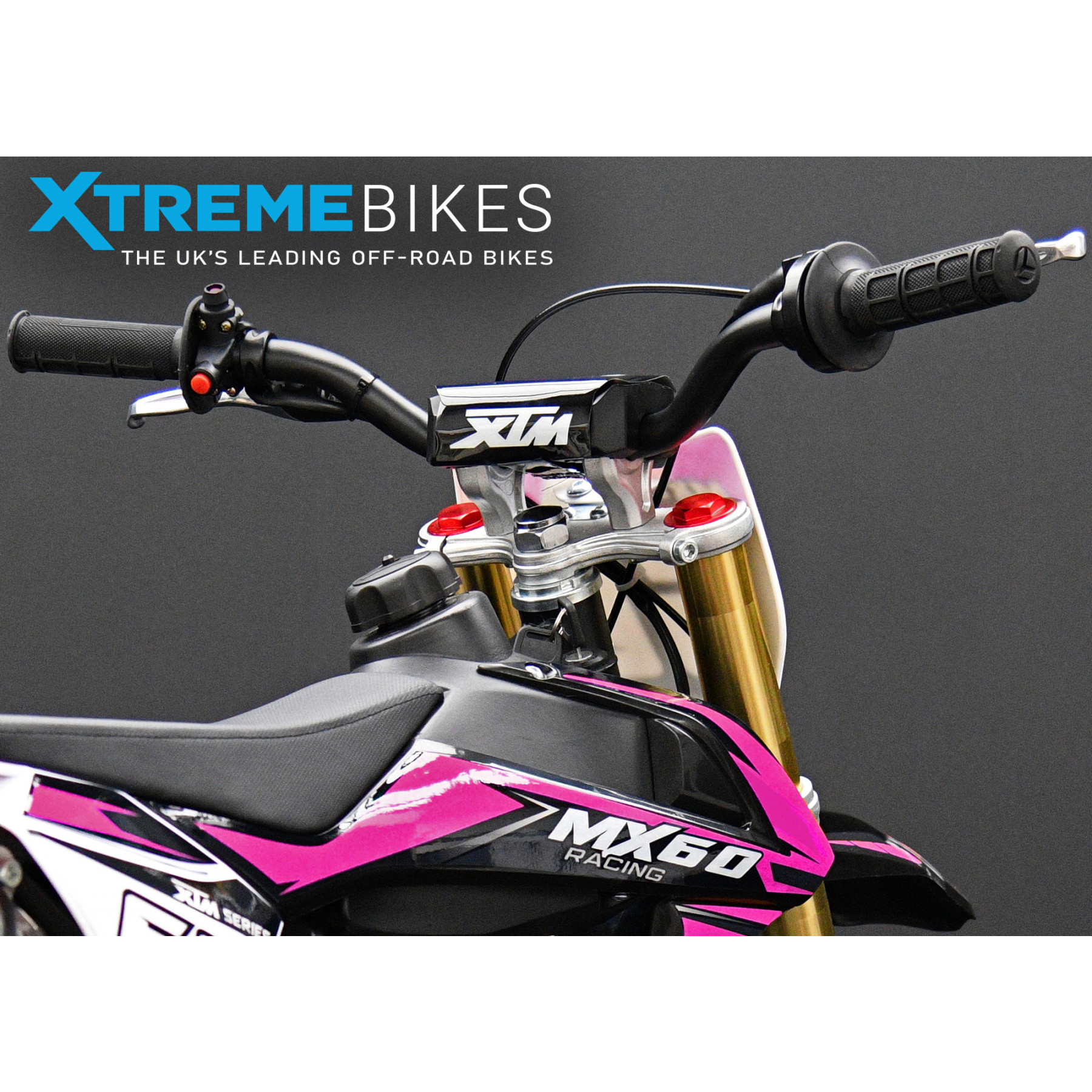 XTM MX60 RACING 60CC DIRT BIKE PINK
