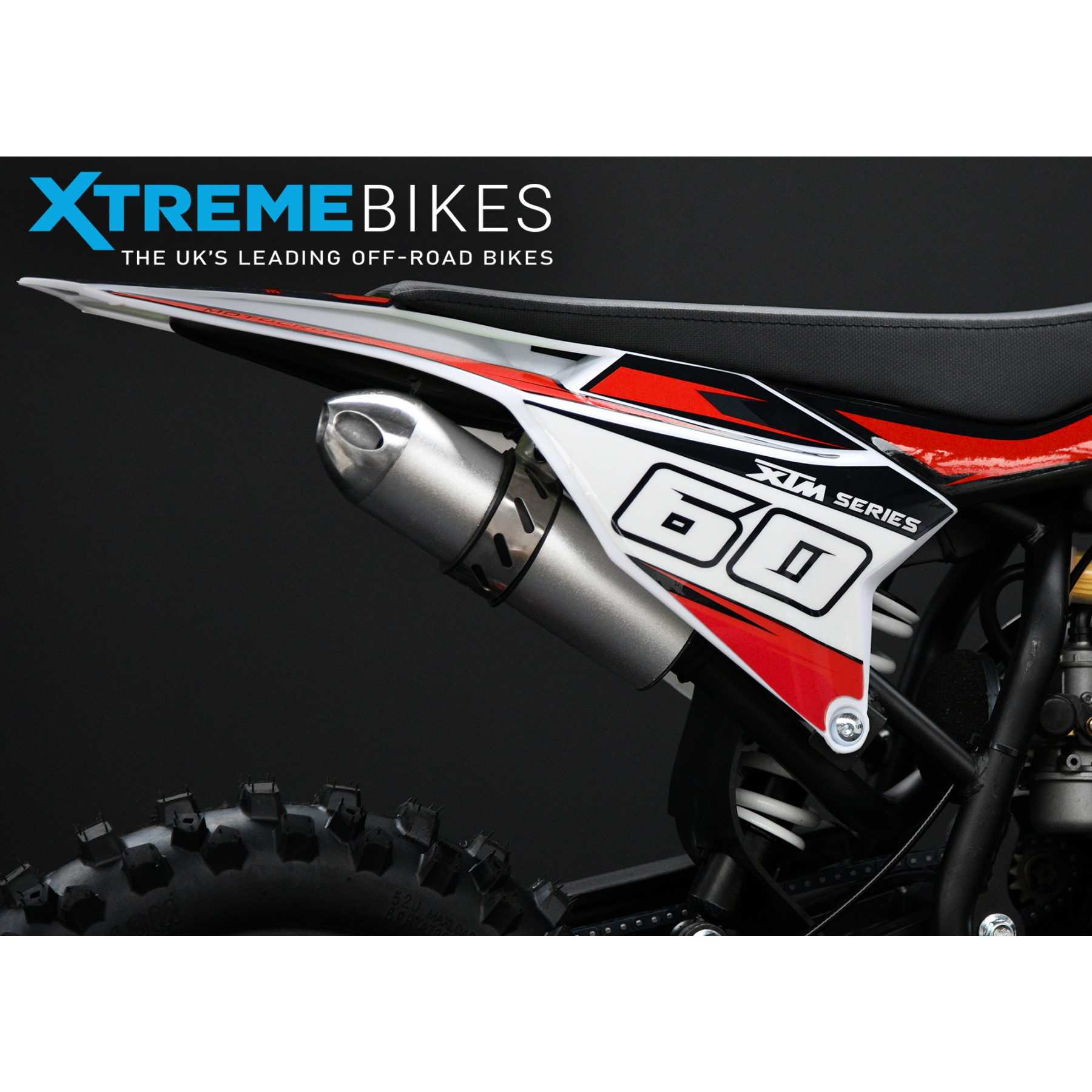 XTM MX60 RACING 60CC DIRT BIKE RED