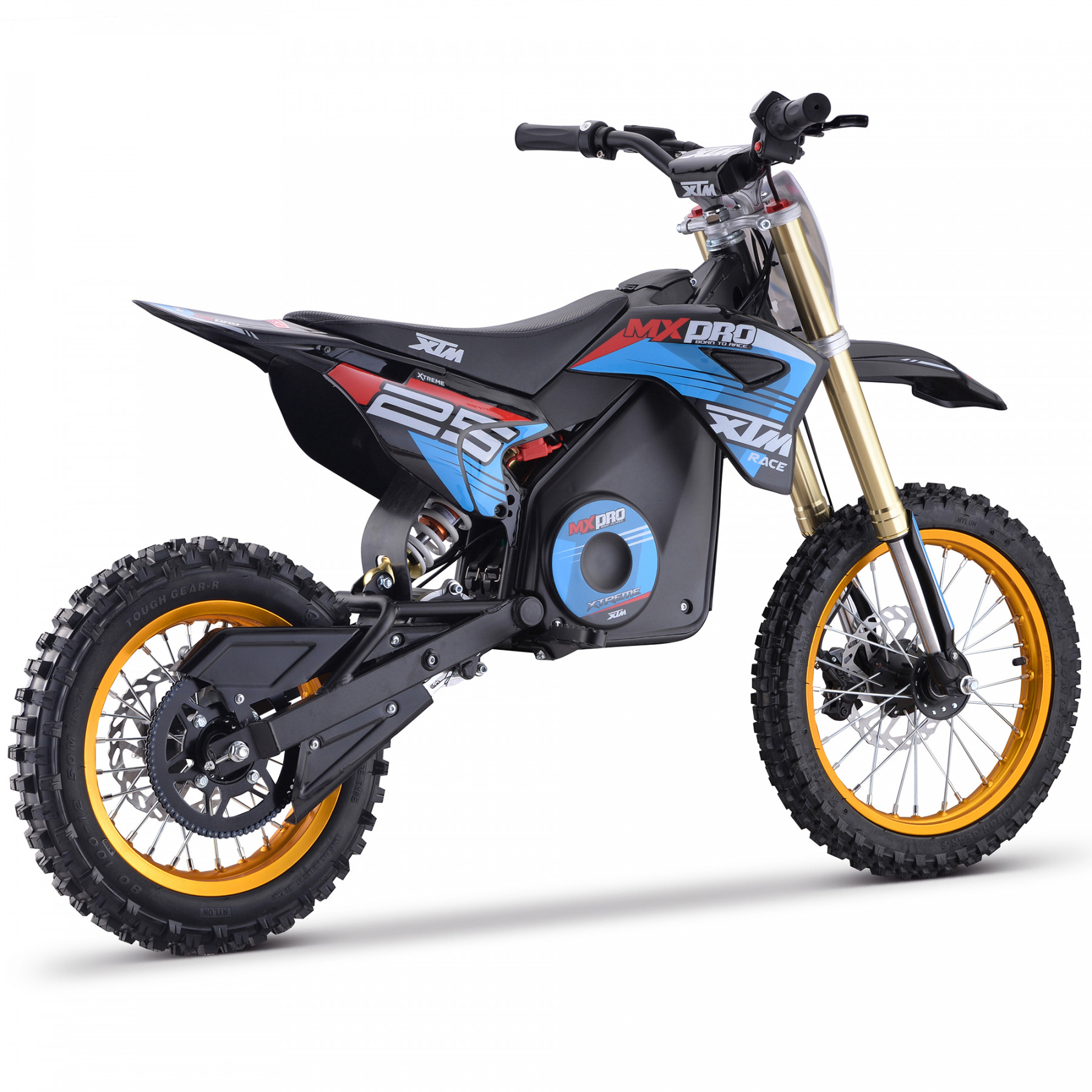 XTM MX-PRO 48V 1600W BIG WHEEL 14/12 LITHIUM DIRT BIKE BLUE