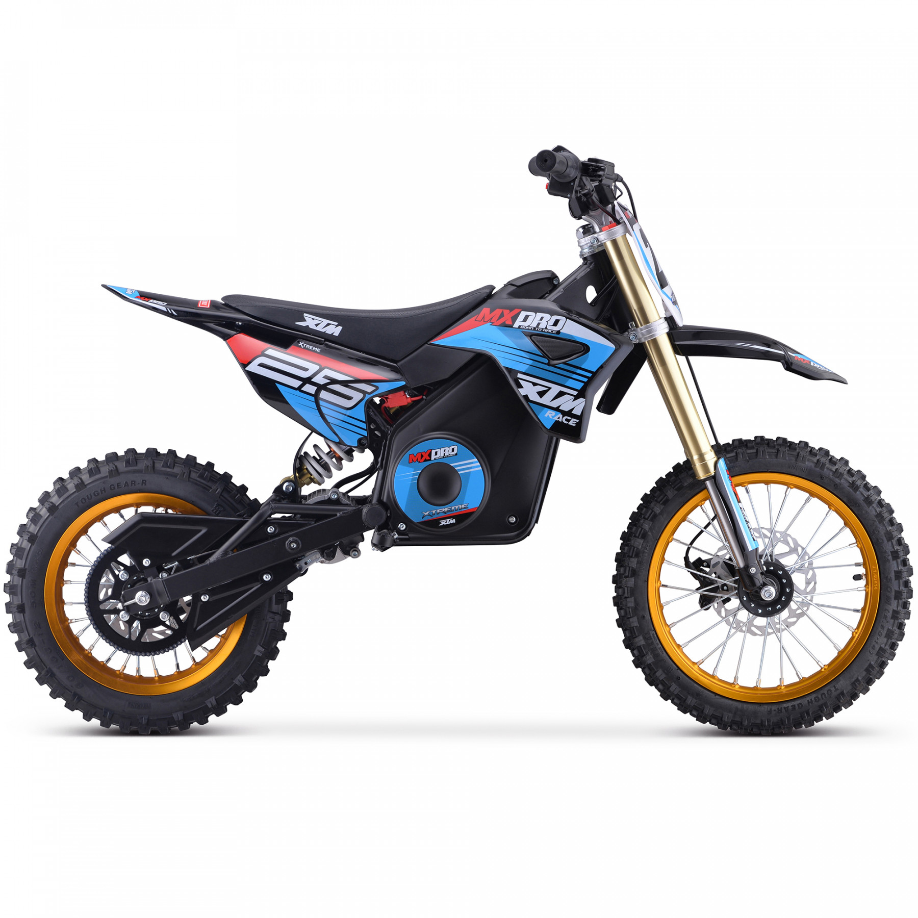 XTM MX-PRO 48V 1600W BIG WHEEL 14/12 LITHIUM DIRT BIKE BLUE