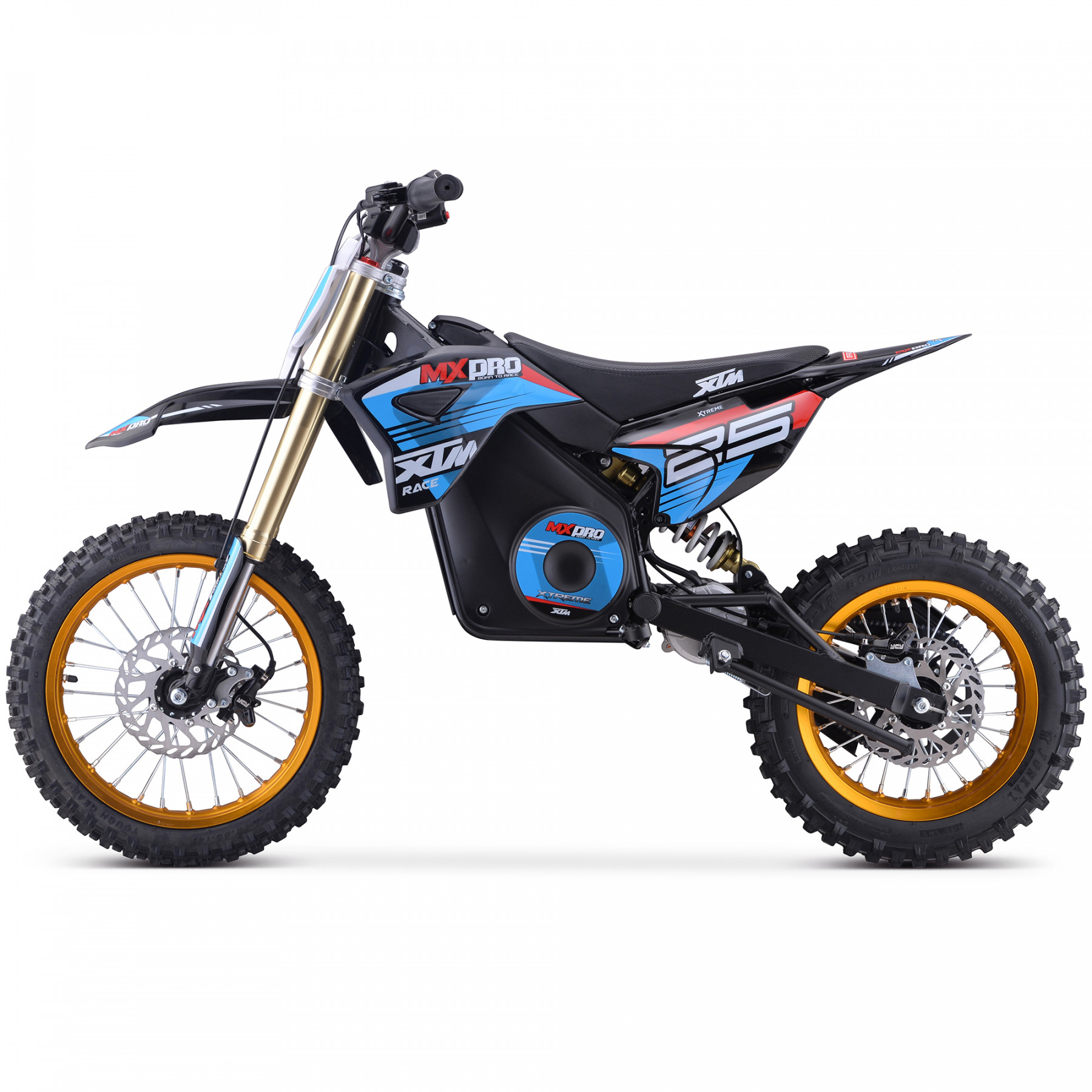 XTM MX-PRO 48V 1600W BIG WHEEL 14/12 LITHIUM DIRT BIKE BLUE