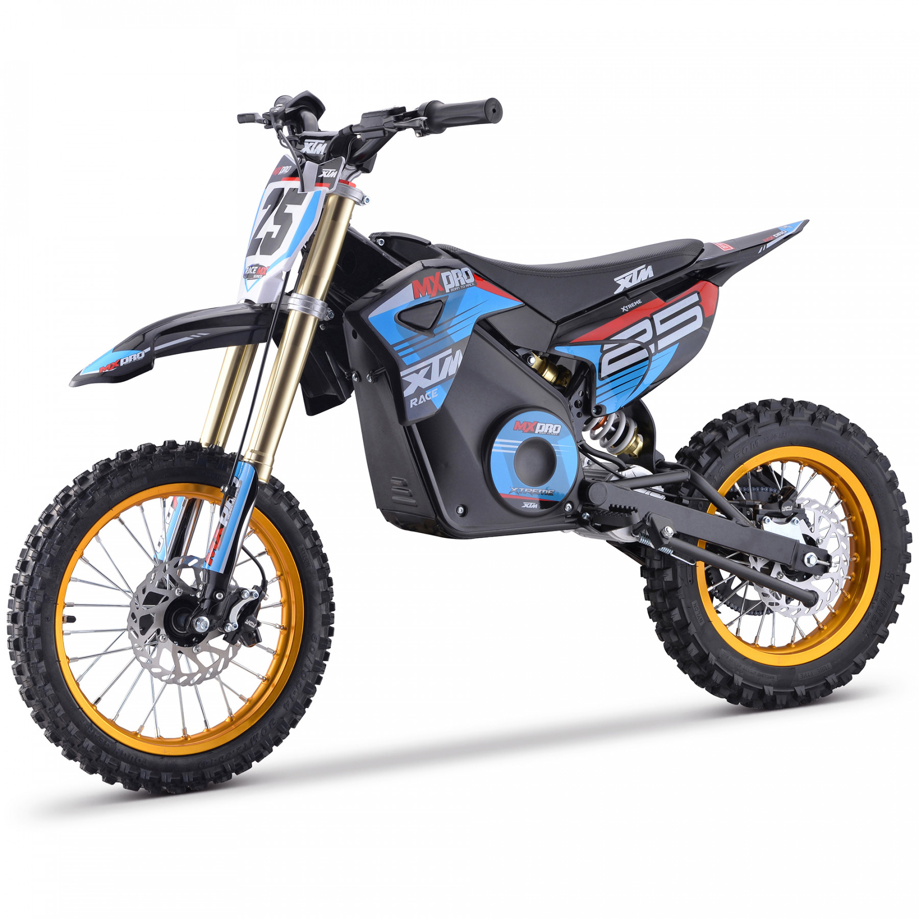 XTM MX-PRO 48V 1600W BIG WHEEL 14/12 LITHIUM DIRT BIKE BLUE