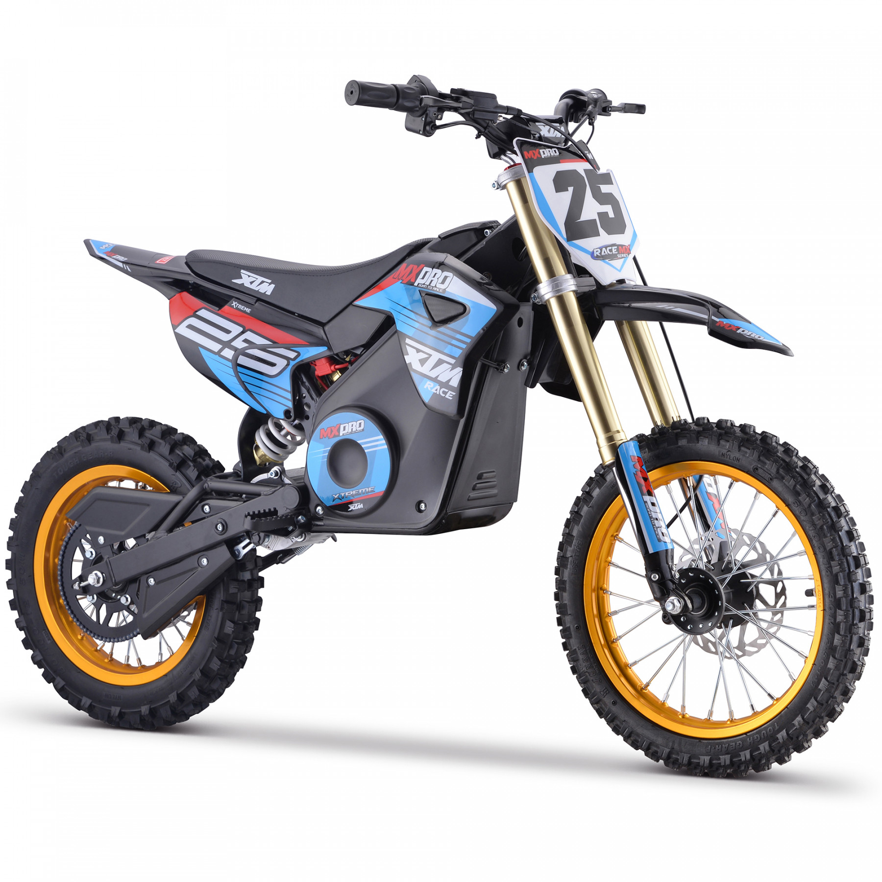 XTM MX-PRO 48V 1600W BIG WHEEL 14/12 LITHIUM DIRT BIKE BLUE