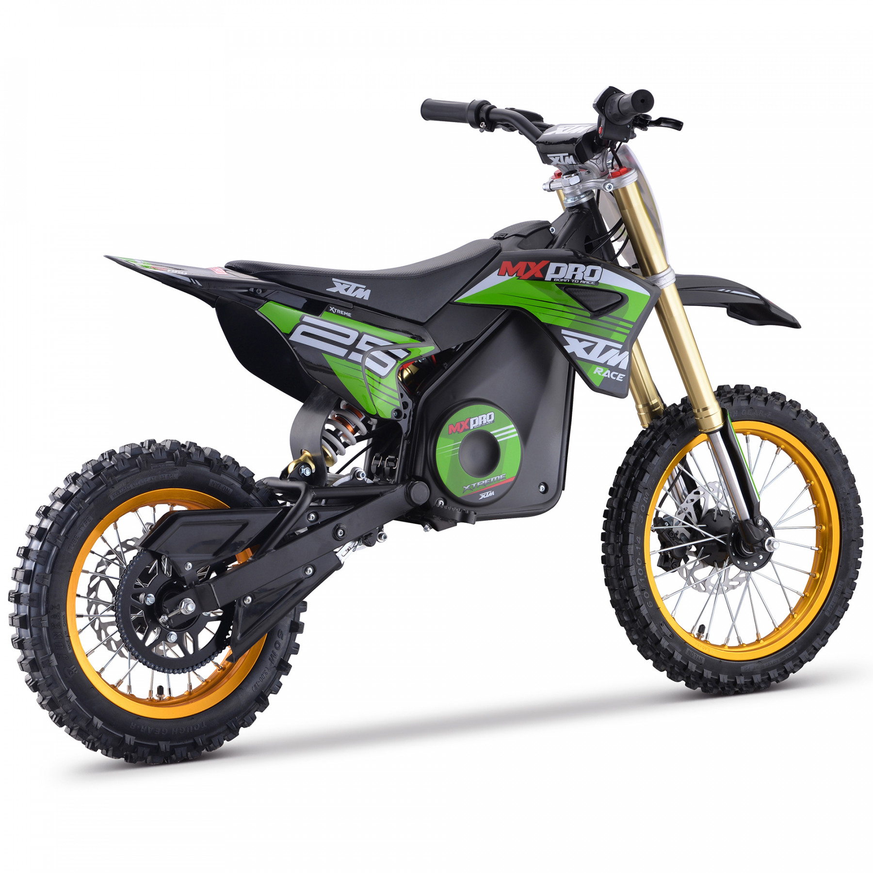 XTM MX-PRO 48V 1600W BIG WHEEL 14/12 LITHIUM DIRT BIKE GREEN