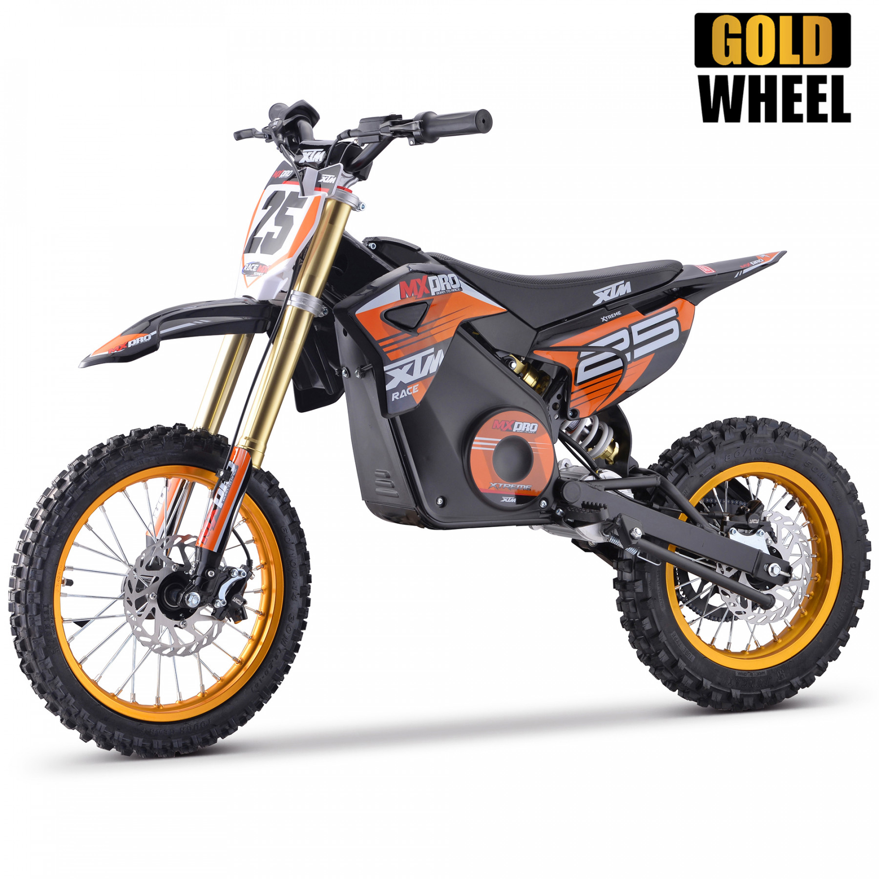 XTM MX-PRO 48V 1600W BIG WHEEL 14/12 LITHIUM DIRT BIKE ORANGE