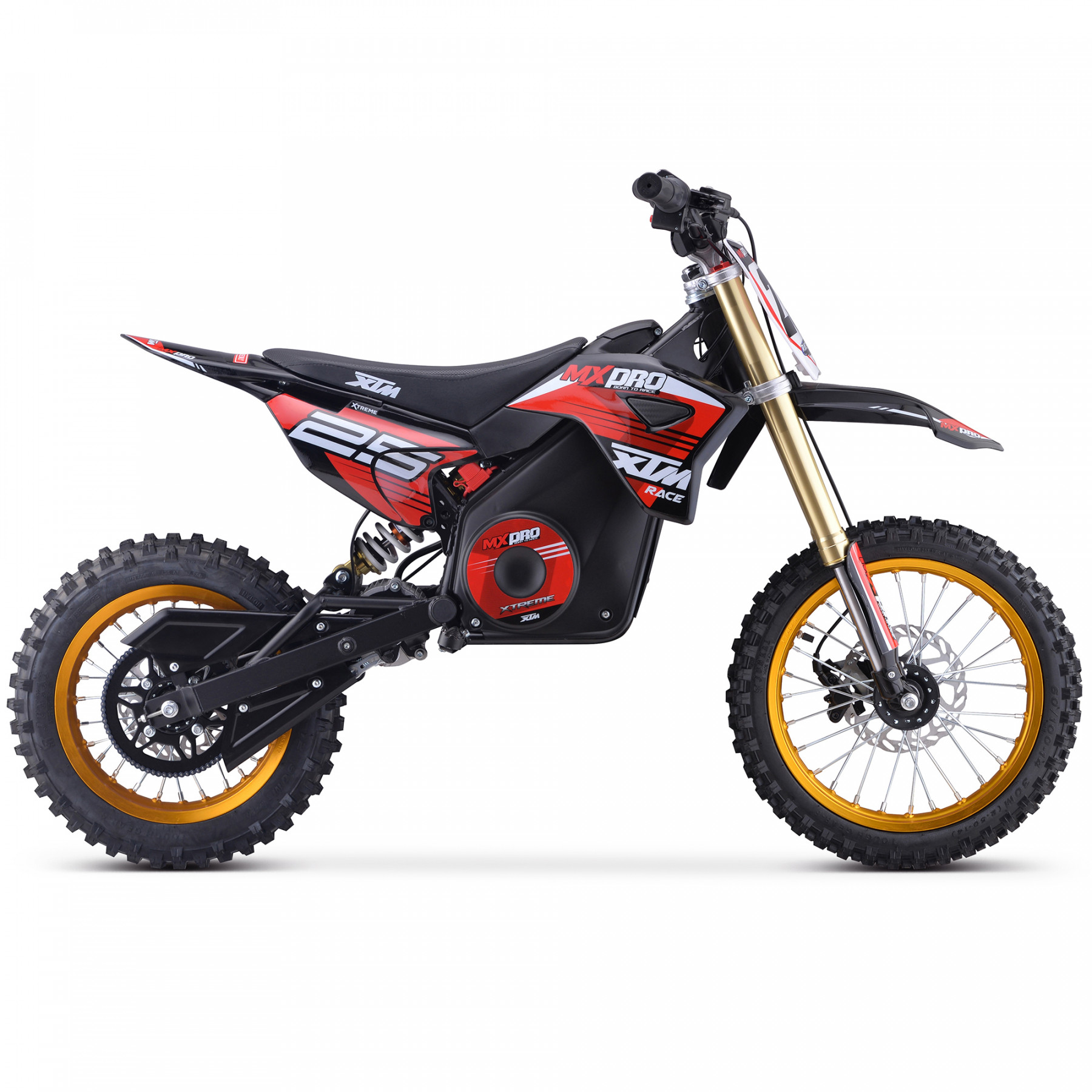 XTM MX-PRO 48V 1600W BIG WHEEL 14/12 LITHIUM DIRT BIKE RED