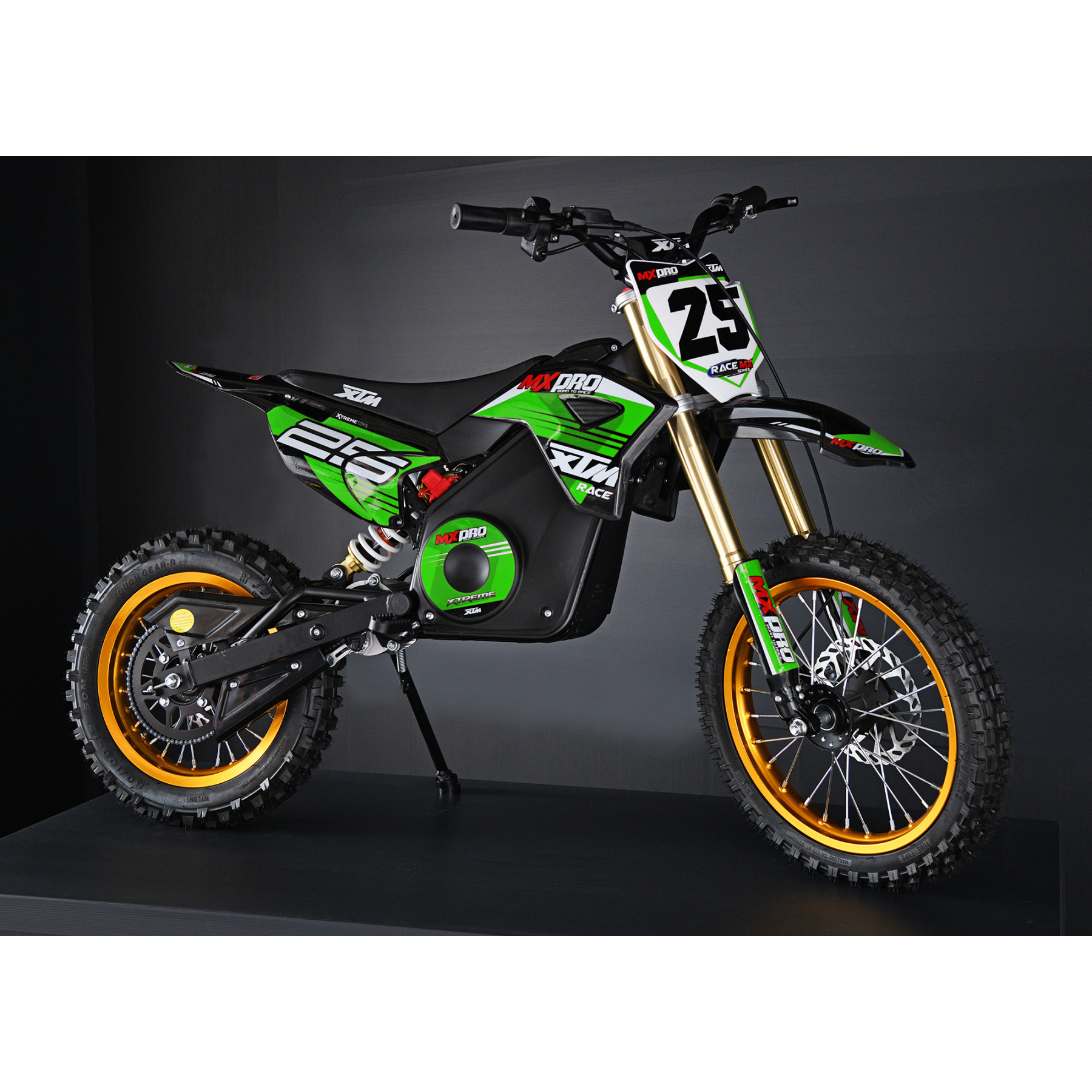 XTM MX-PRO 48V 1600W BIG WHEEL 14/12 LITHIUM DIRT BIKE GREEN