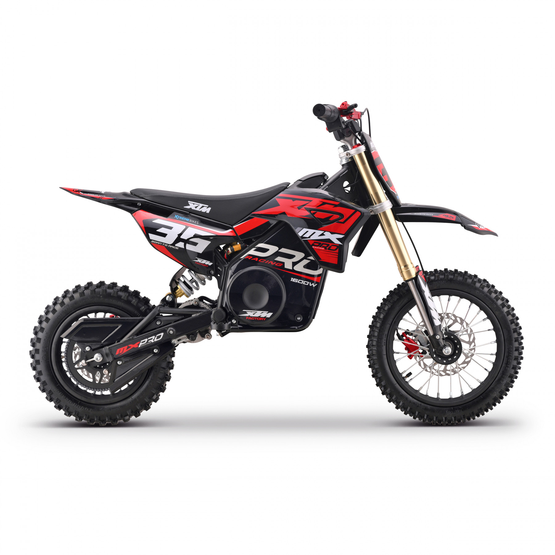 2026 XTM MXPRO 48V 1600W LITHIUM ELECTRIC DIRT BIKE 12/10