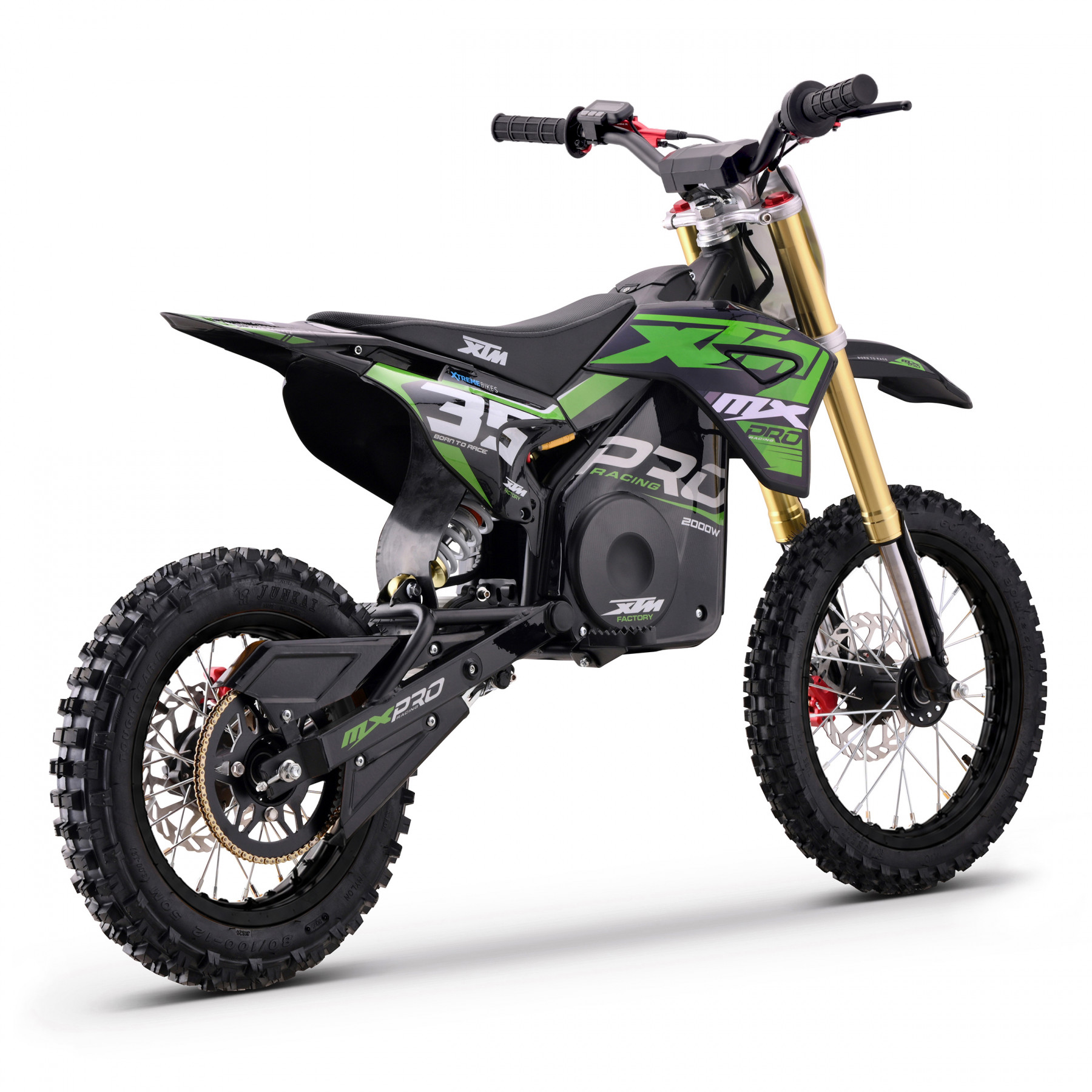 2027 XTM MXPRO 60V 2000W LITHIUM ELECTRIC DIRT BIKE BIG 14/12