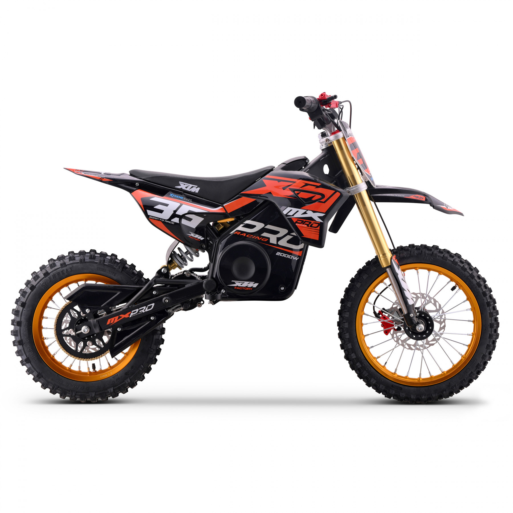 2026 XTM MXPRO 60V 2000W LITHIUM ELECTRIC DIRT BIKE BIG 14/12