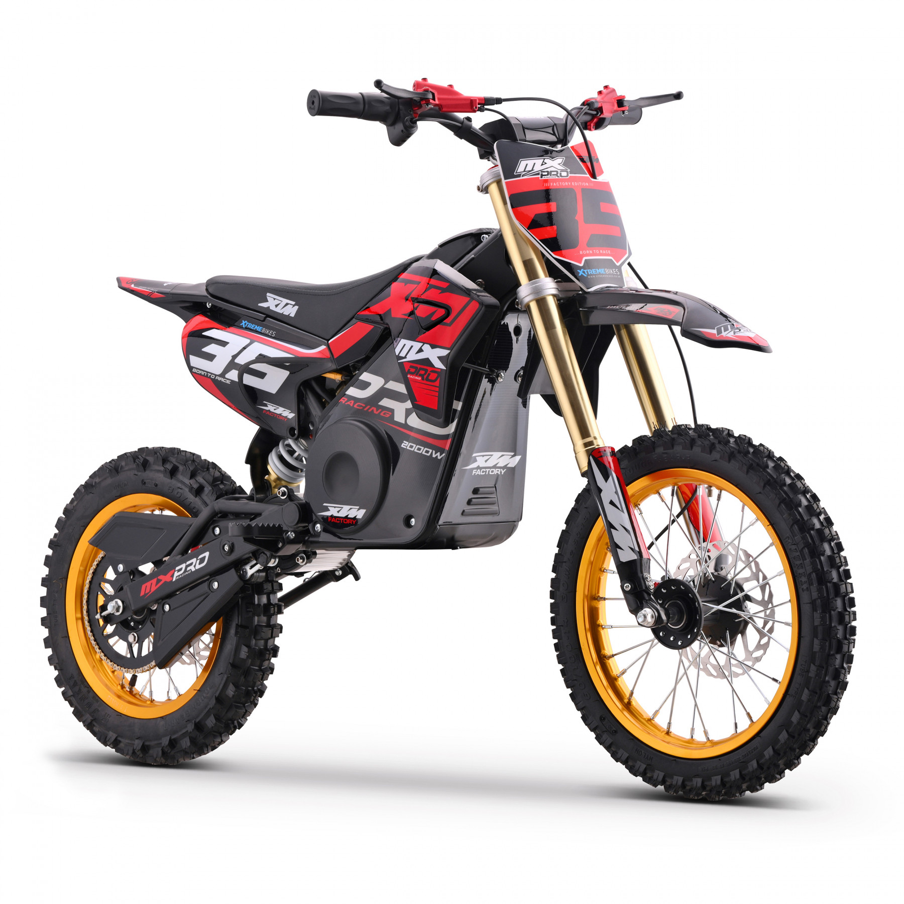 2026 XTM MXPRO 60V 2000W LITHIUM ELECTRIC DIRT BIKE BIG 14/12