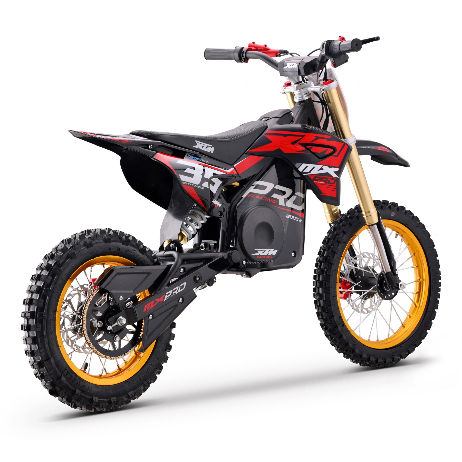 2026 XTM MXPRO 60V 2000W LITHIUM ELECTRIC DIRT BIKE BIG 14/12