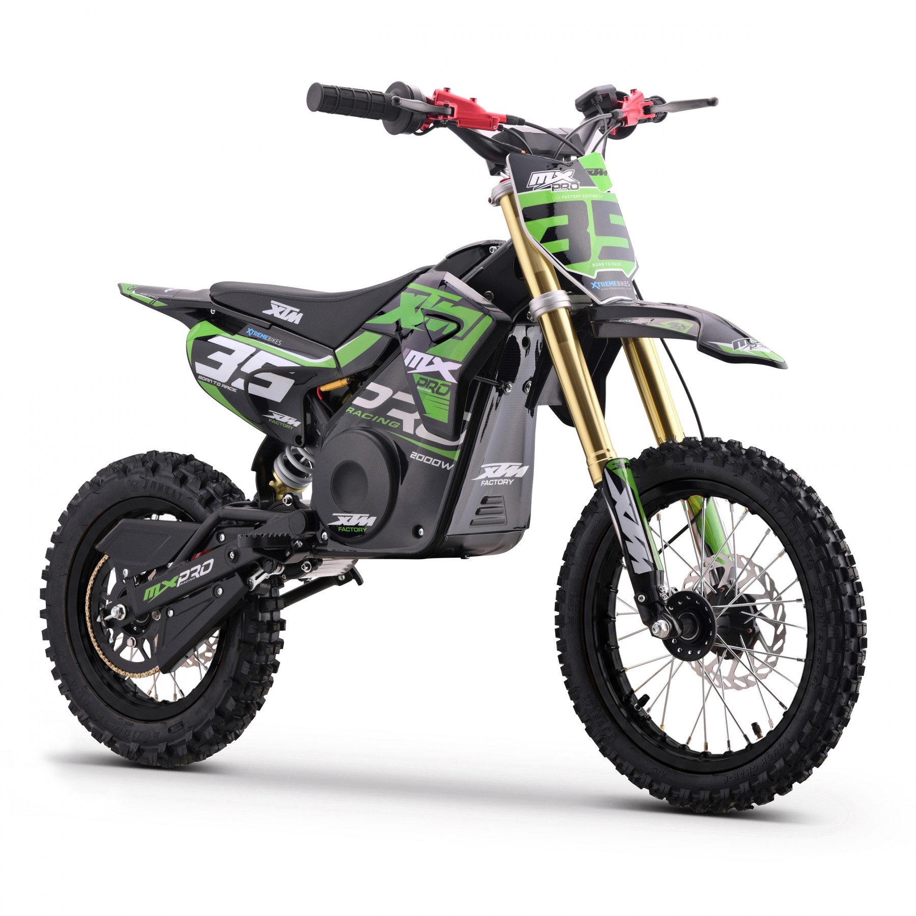2027 XTM MXPRO 60V 2000W LITHIUM ELECTRIC DIRT BIKE BIG 14/12